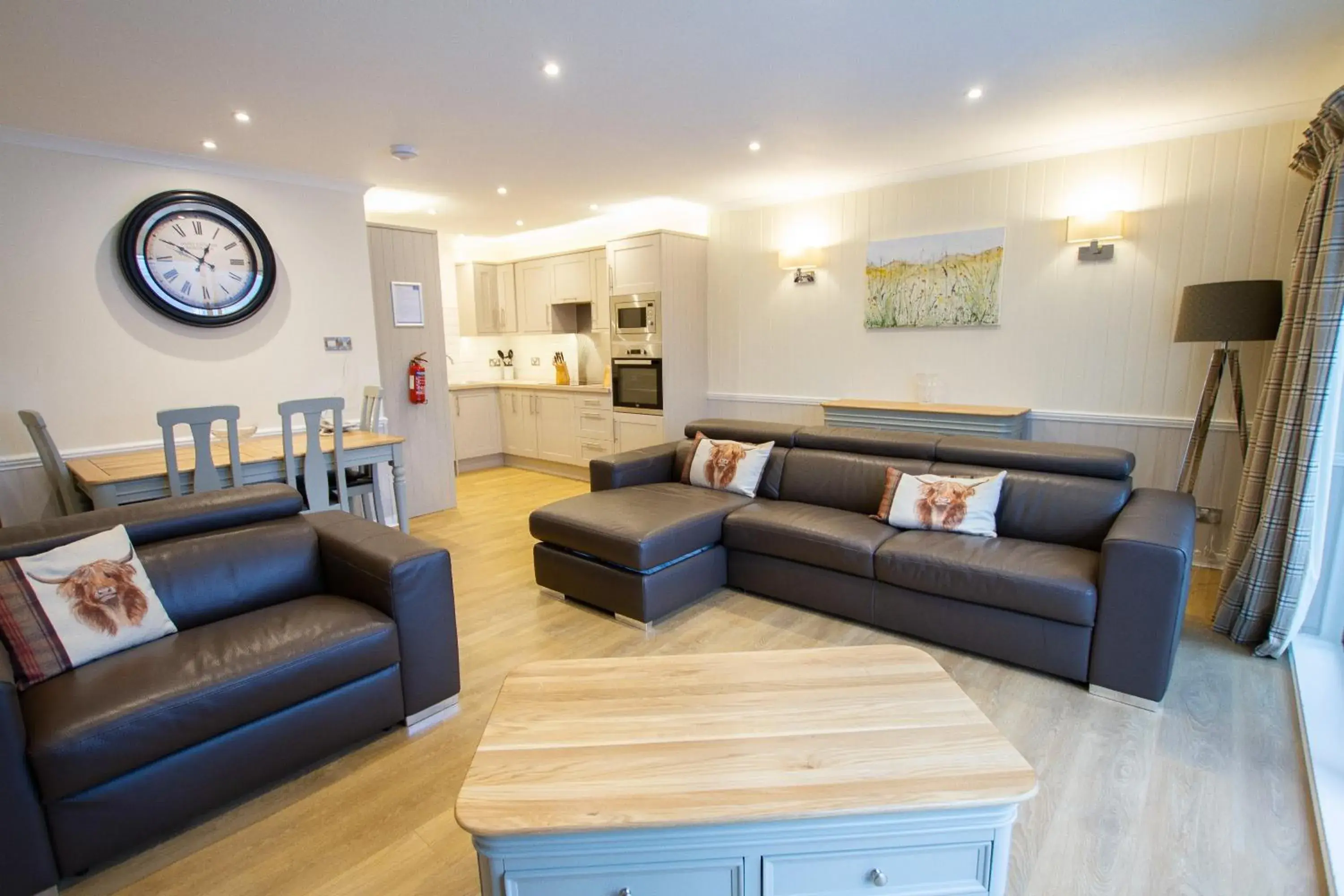 Living room, Seating Area in Loch Rannoch Highland Club