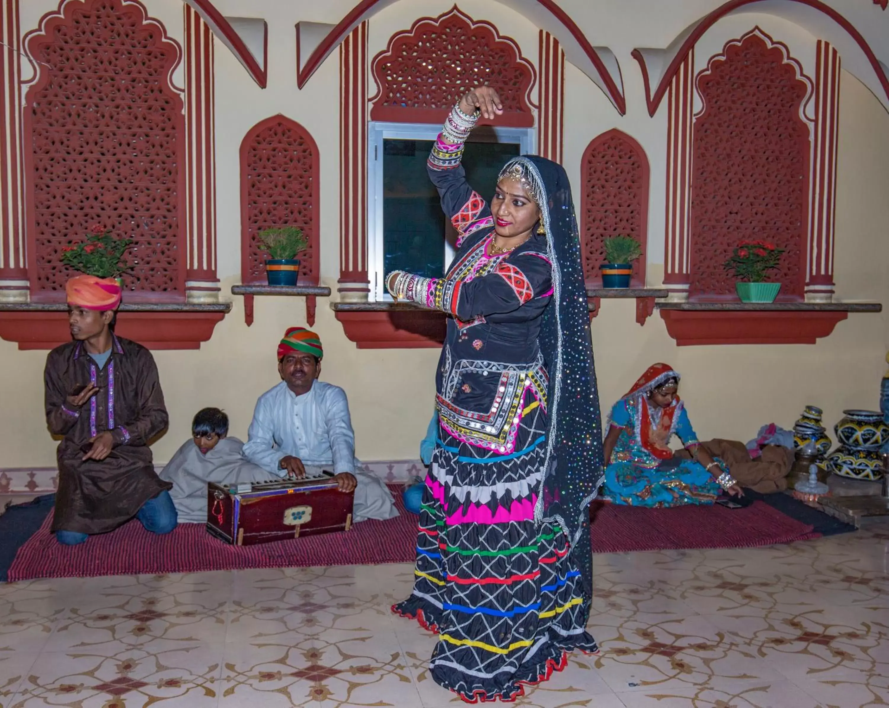 Evening entertainment in Umaid Bhawan - A Heritage Style Boutique Hotel