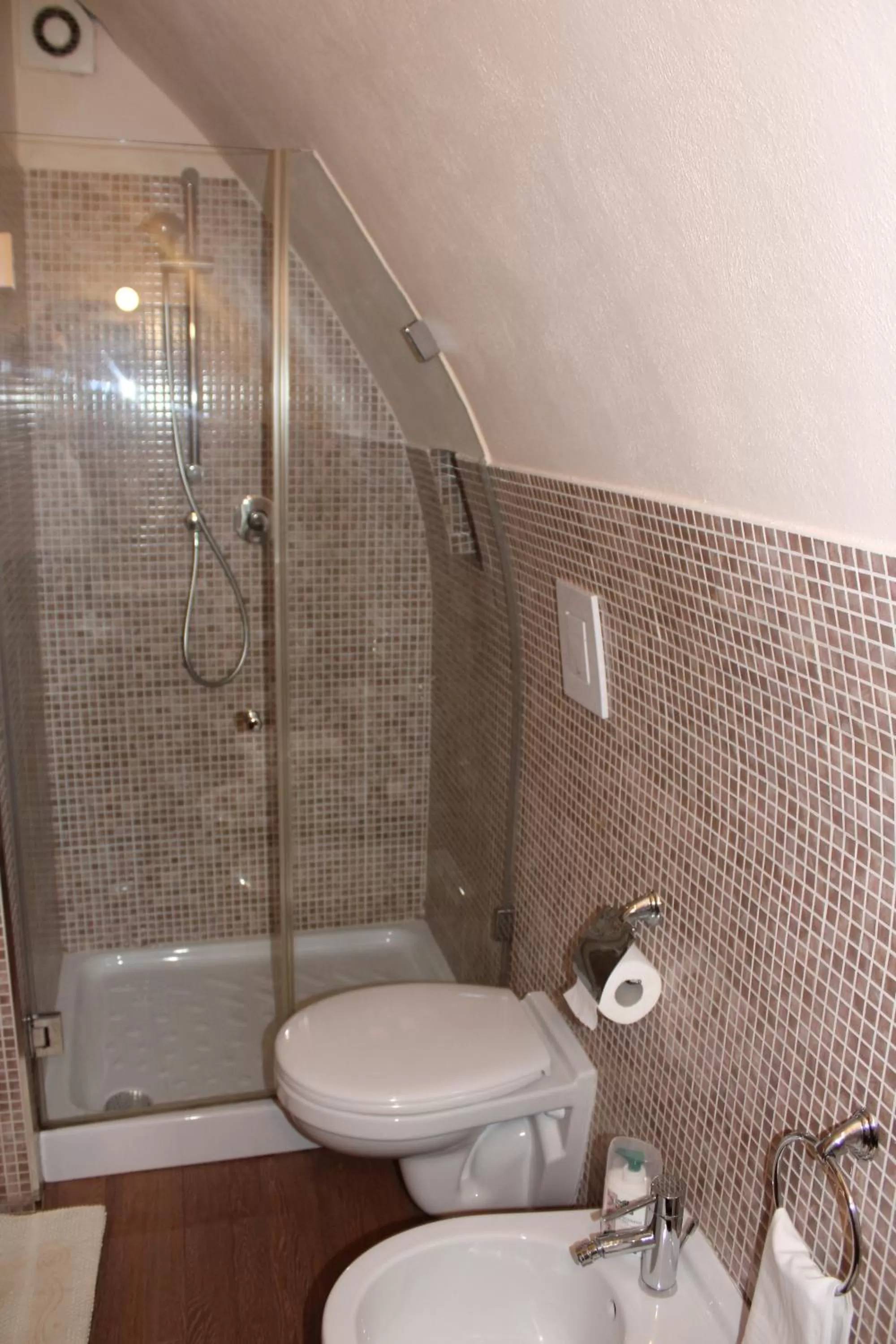 Shower in B&B Vecchia Suppenna