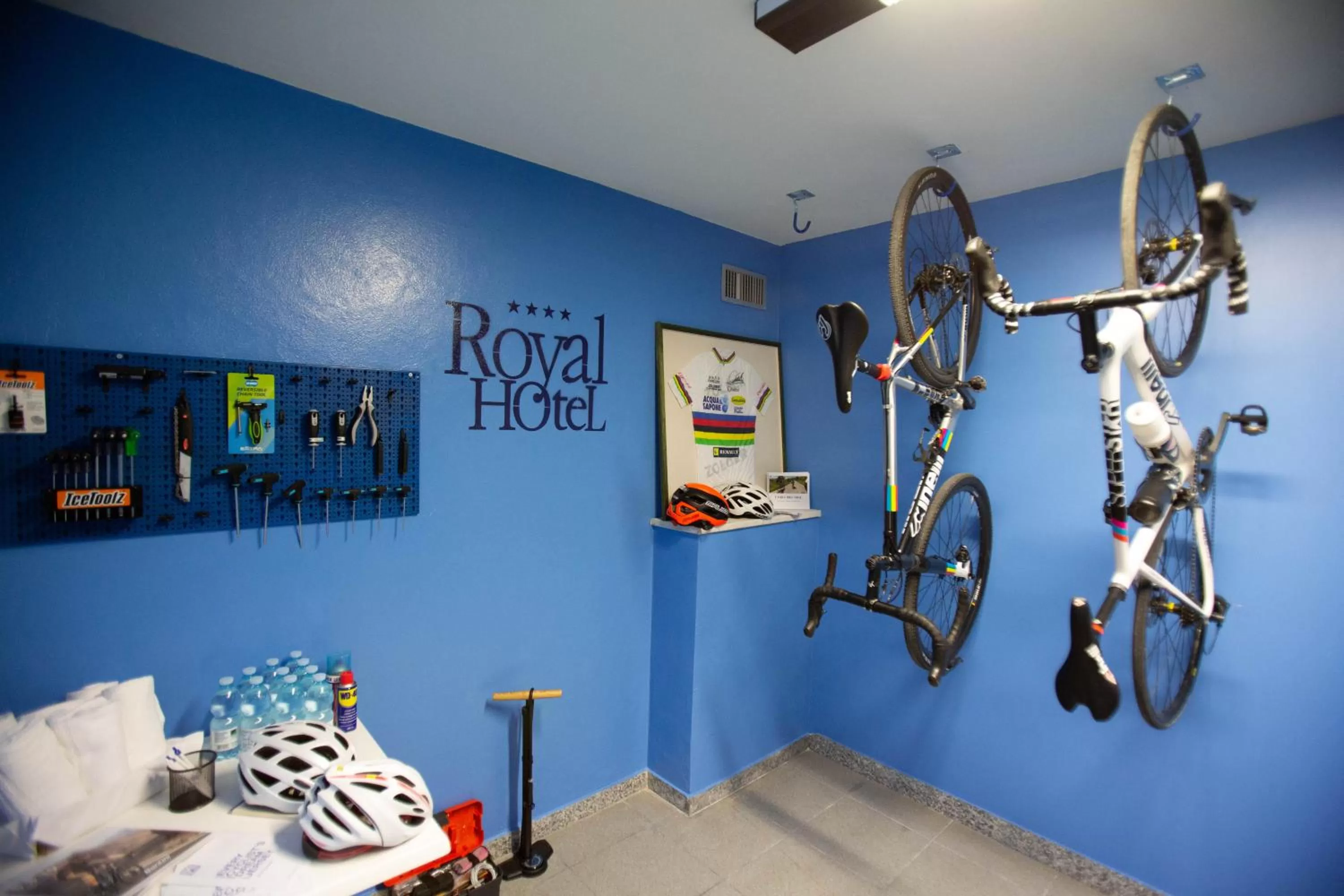 On site in Hotel Royal