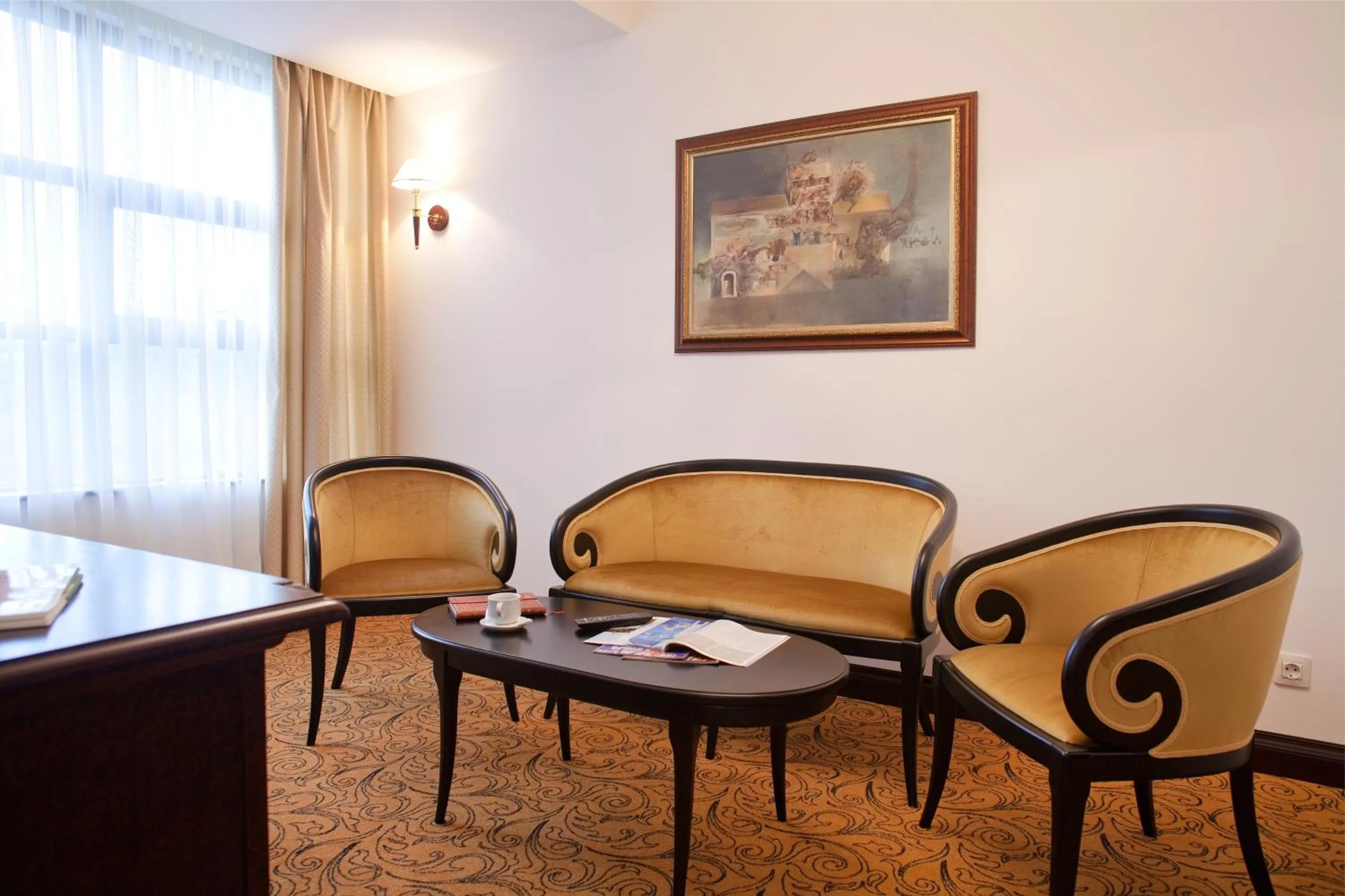 Seating area in Hotel Bellaria