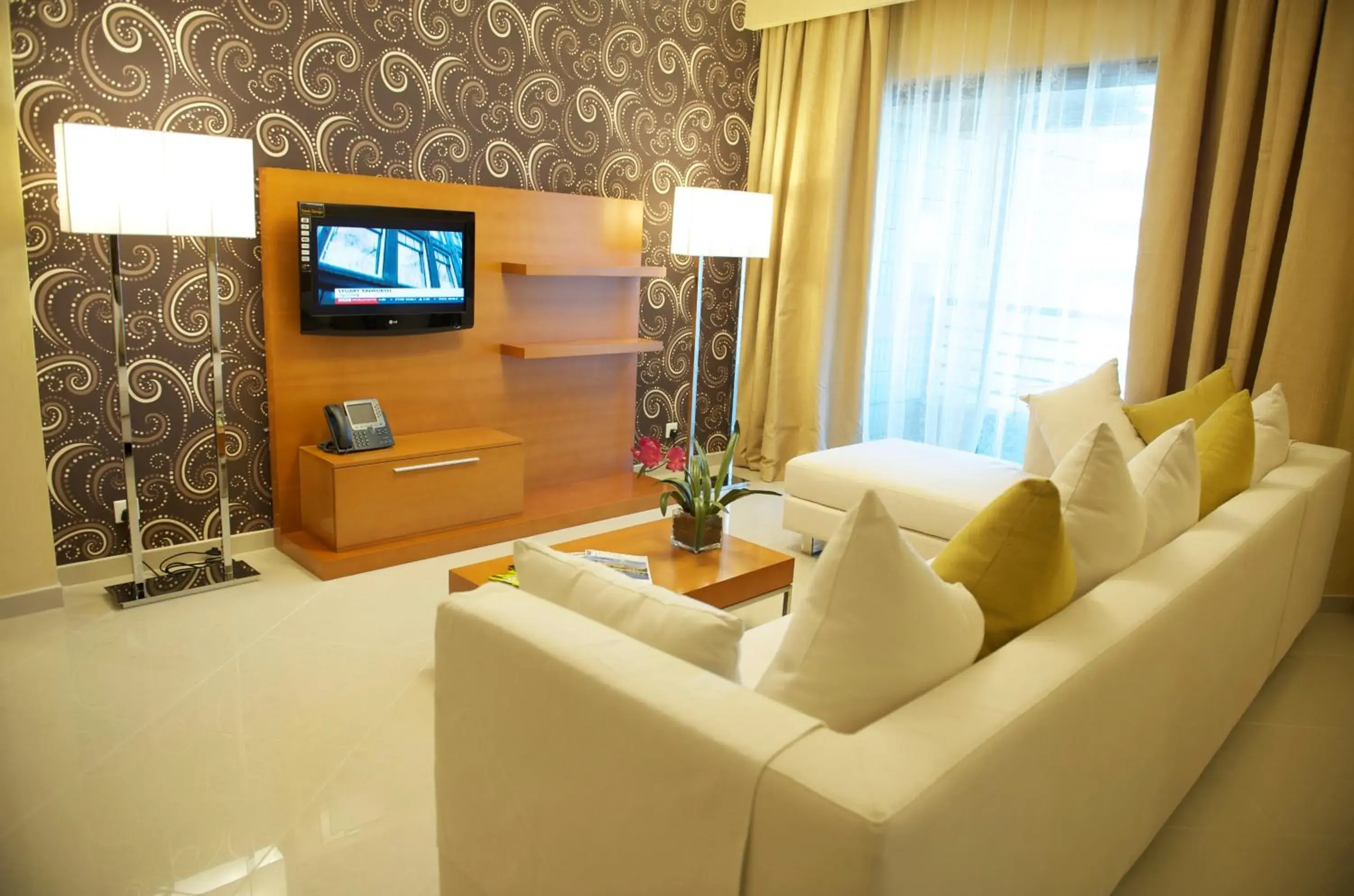 Seating Area in Grand Bellevue Hotel Apartment Dubai
