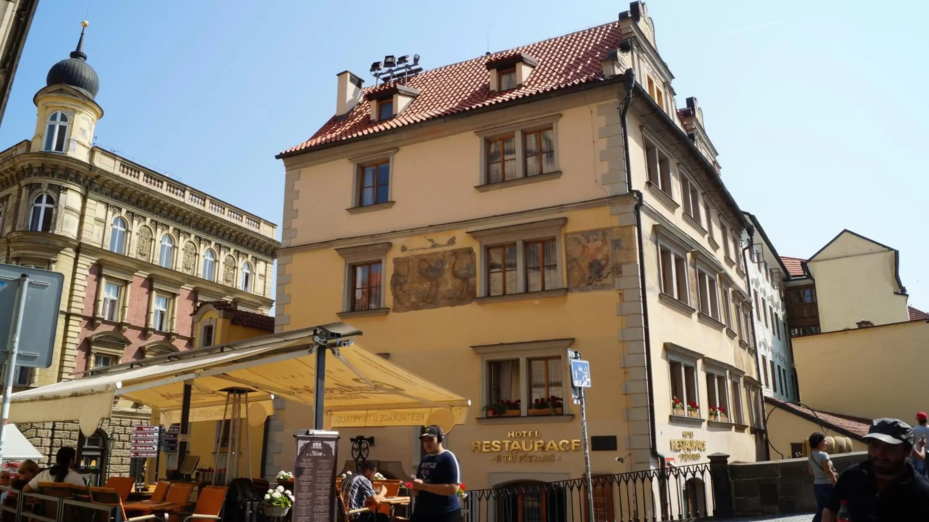 Bird's eye view, Property Building in Hotel U 3 Pstrosu