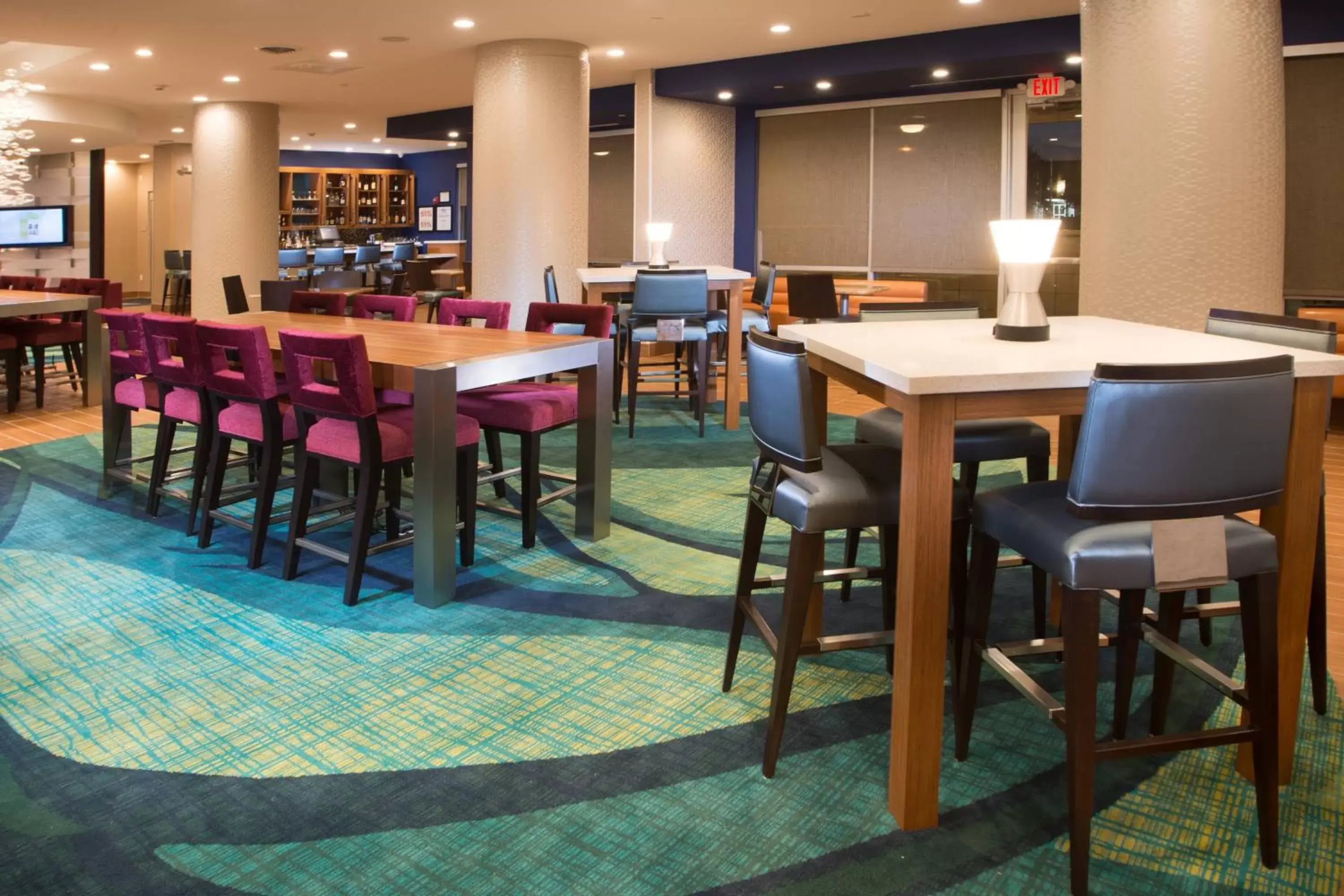 Lobby or reception, Restaurant/Places to Eat in SpringHill Suites by Marriott Houston Westchase