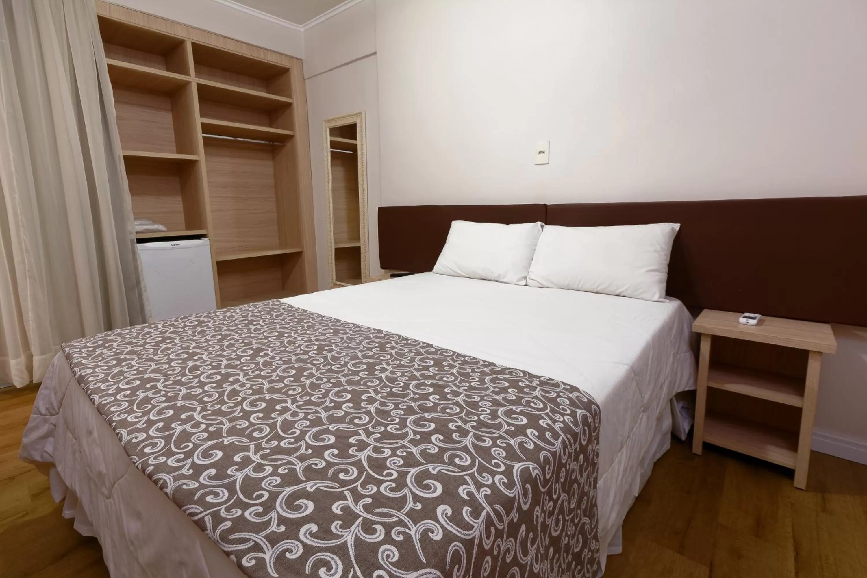 Bed in Fênix Hotel Bom Retiro