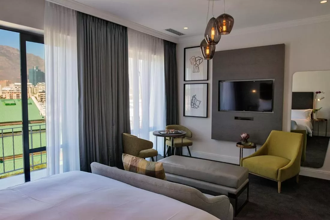 Bed in The Manor House at the Queen Victoria Hotel by NEWMARK