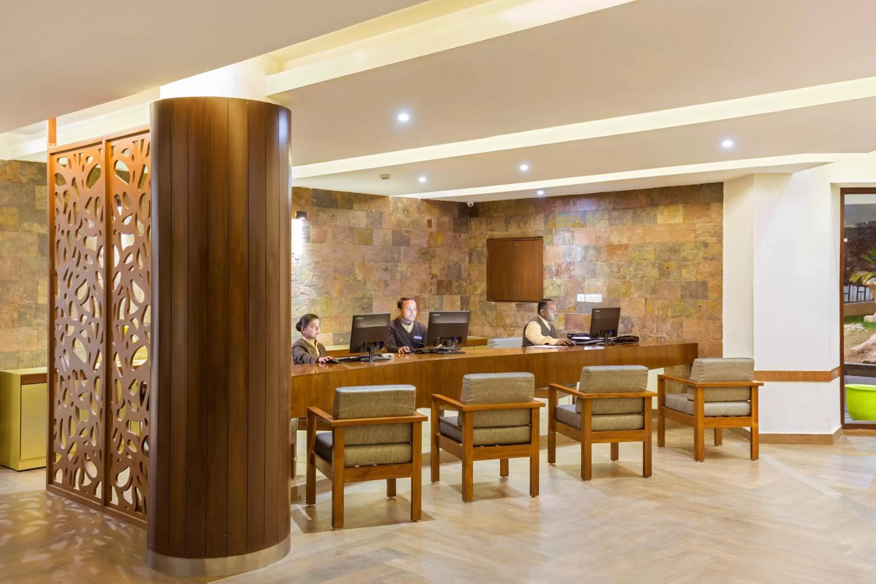 Lobby or reception in Sterling Mussoorie Lobby or reception in Sterling Mussoorie