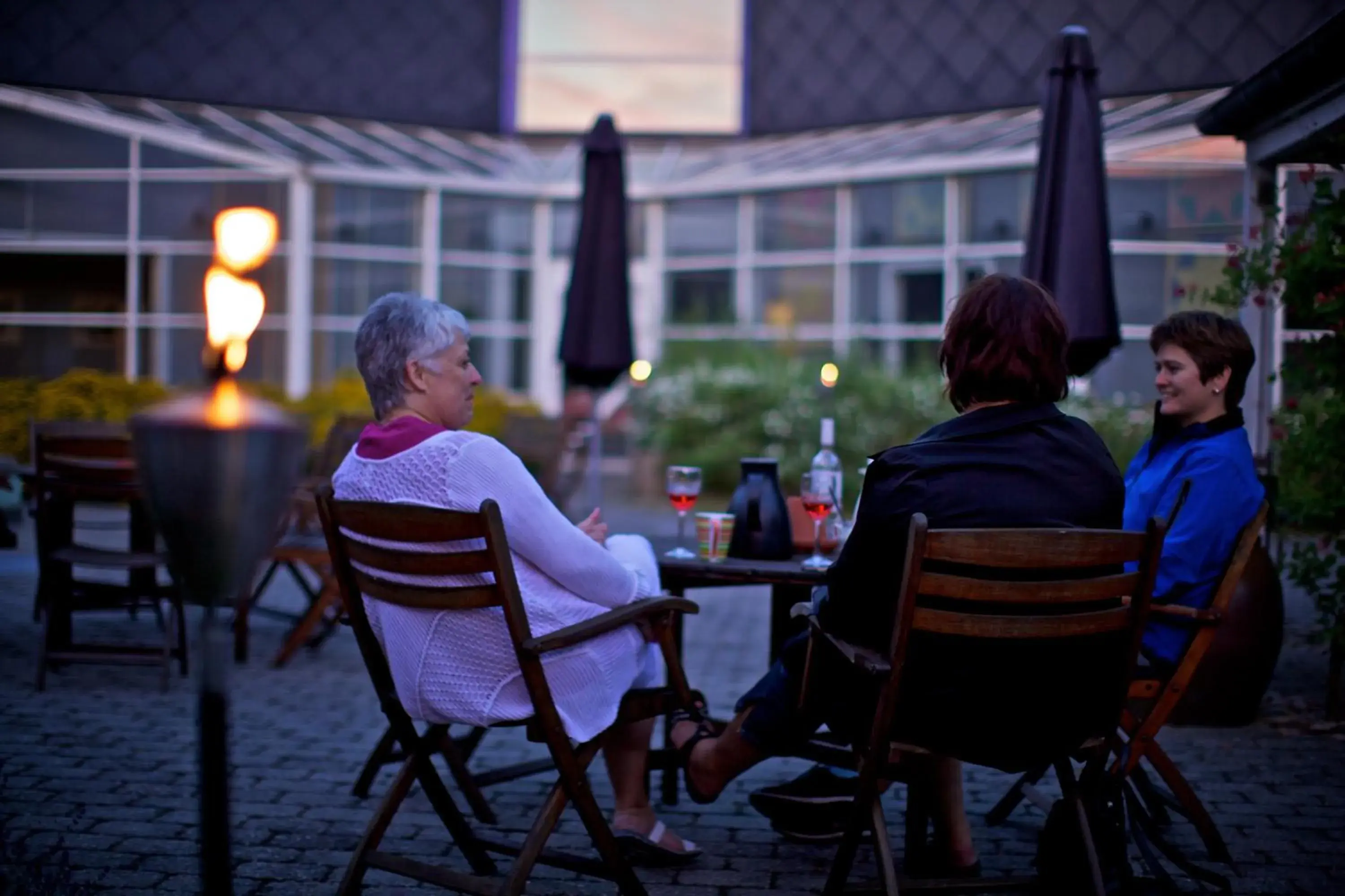 Garden, Restaurant/Places to Eat in Fuglsangcentret Hotel