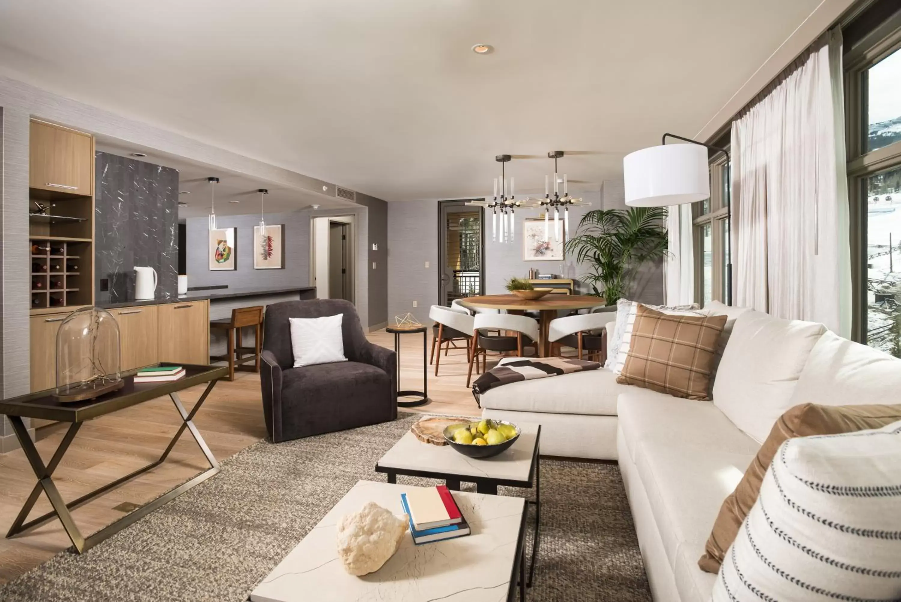 Living room, Seating Area in Viceroy Snowmass