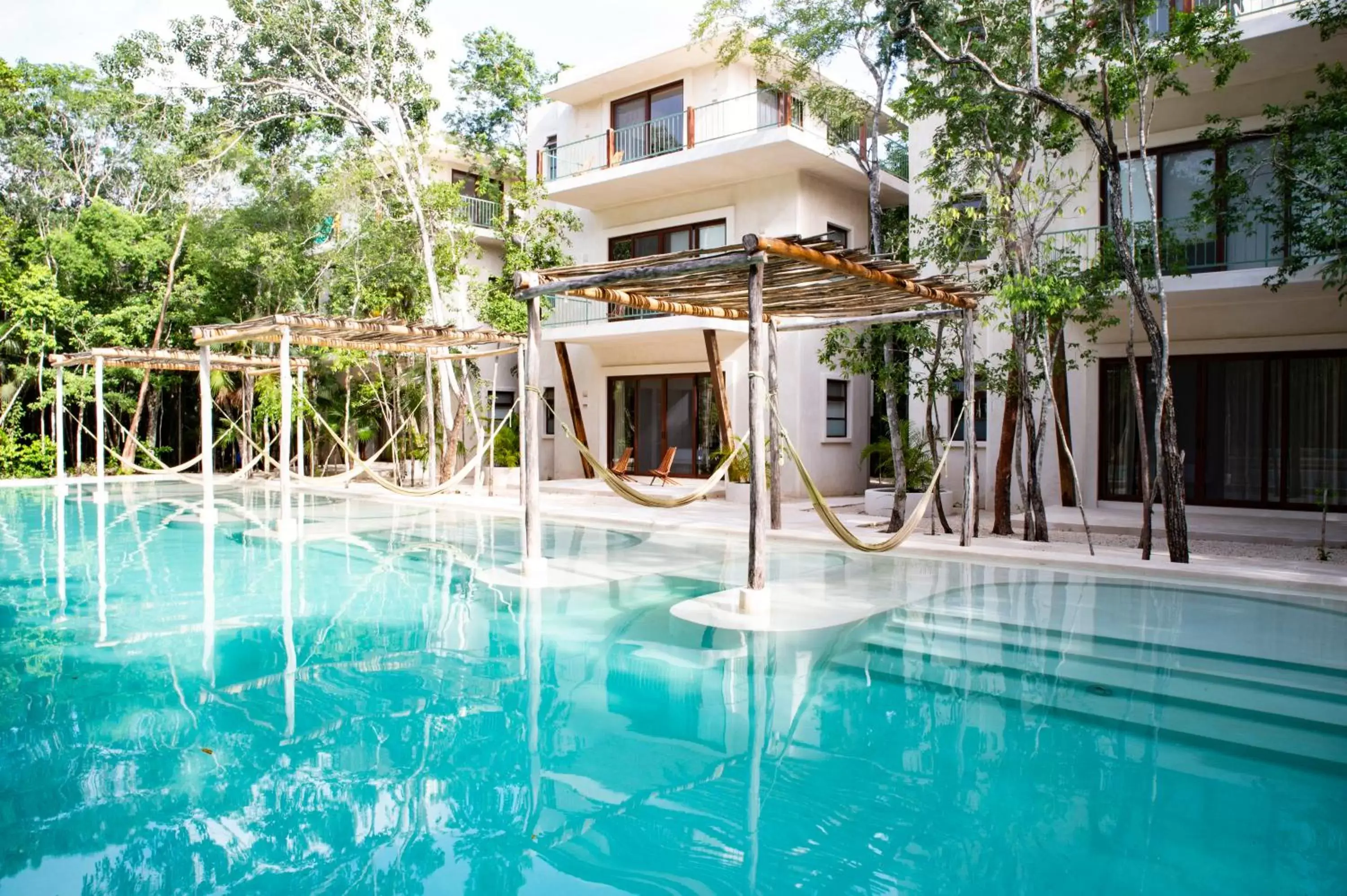 Pool view, Swimming Pool in Hotel Holistika Tulum