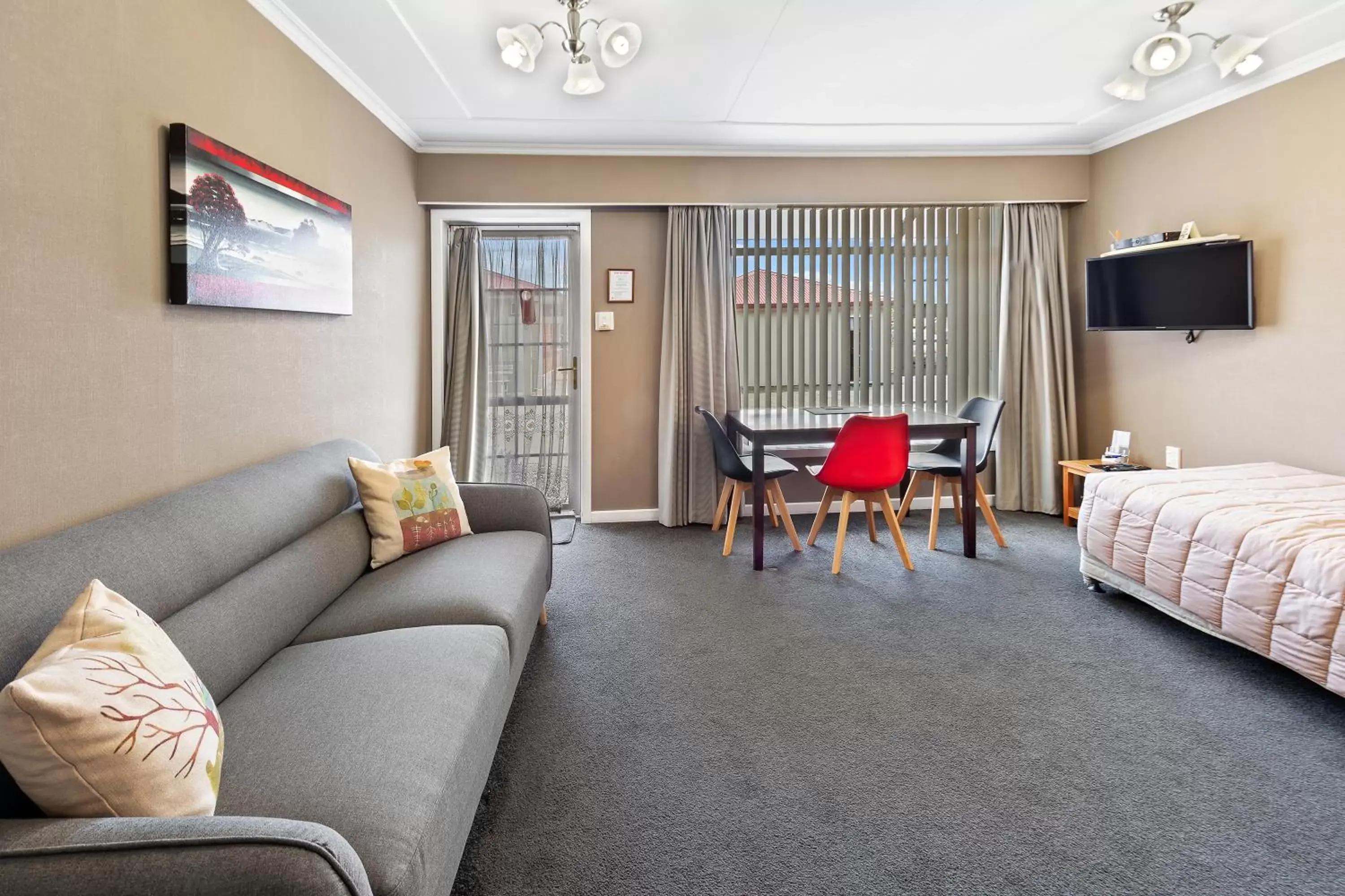 Seating Area in Tower Lodge Motel