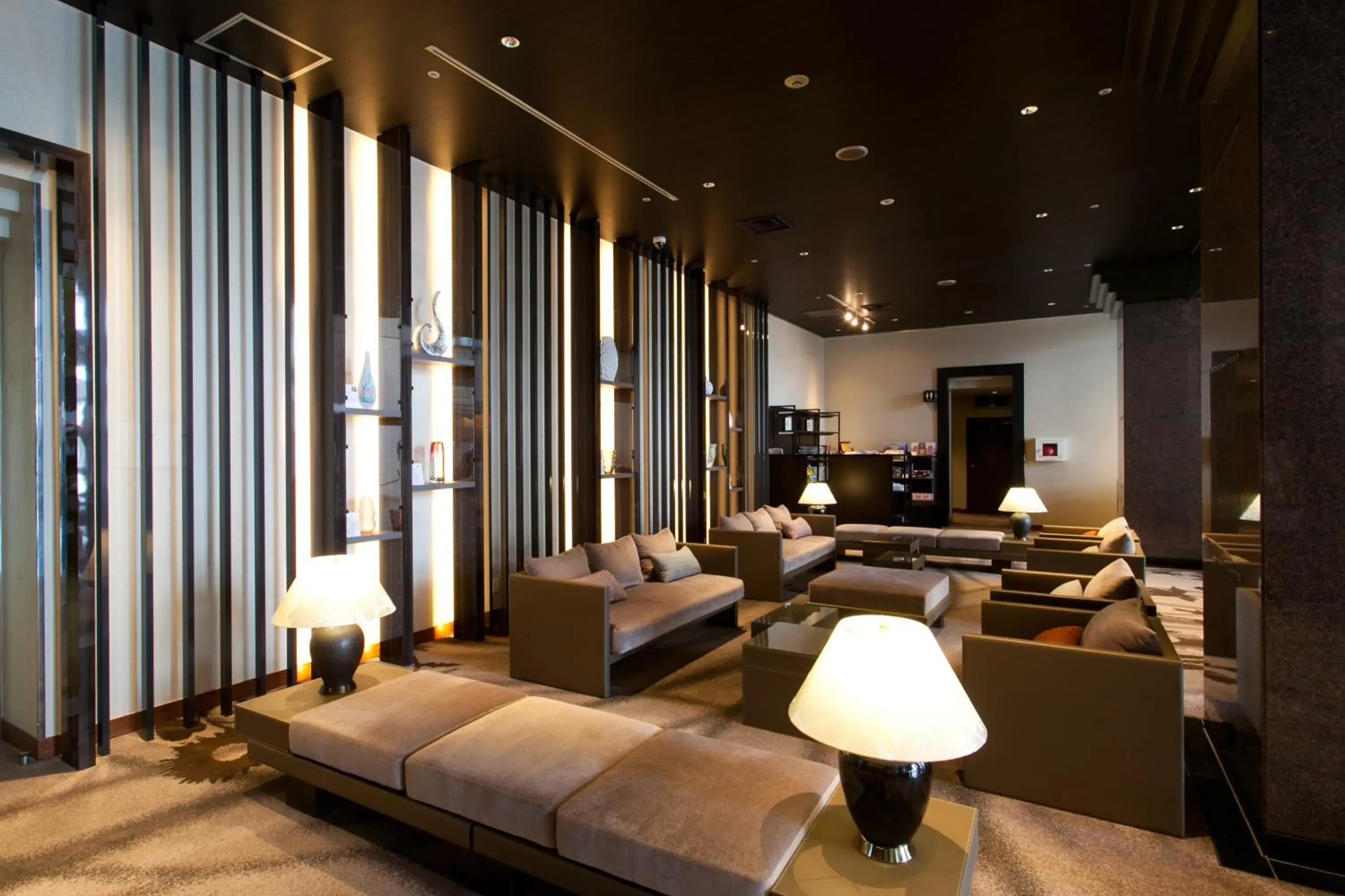 Lobby or reception, Bed in Toyama Excel Hotel Tokyu Lobby or reception, Bed in Toyama Excel Hotel Tokyu