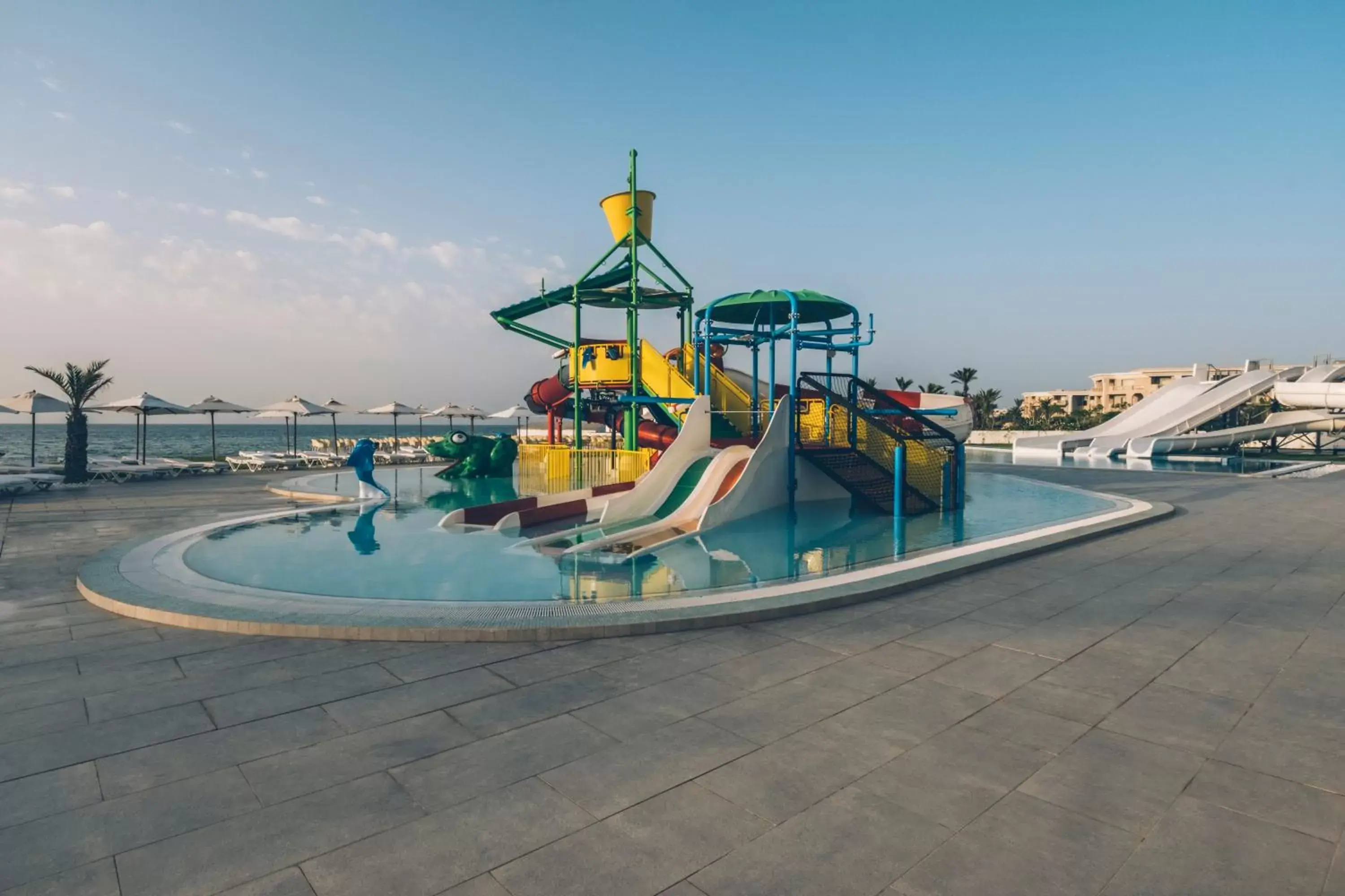 Children play ground, Water Park in Iberostar Selection Kuriat Palace