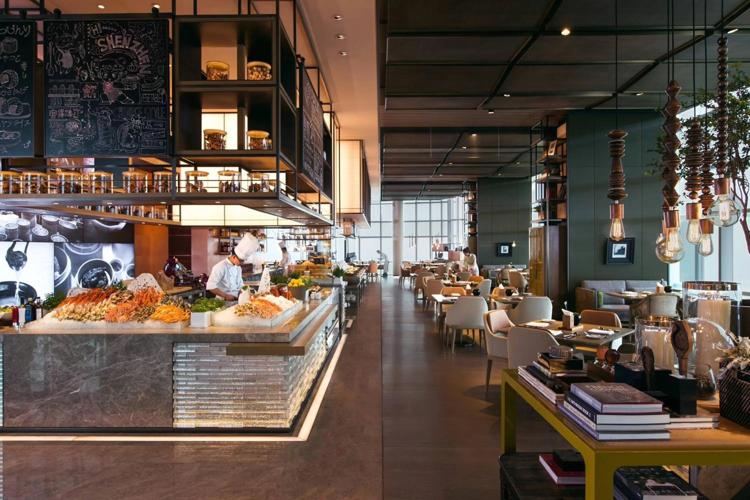 Kitchen or kitchenette in Shenzhen Marriott Hotel Nanshan