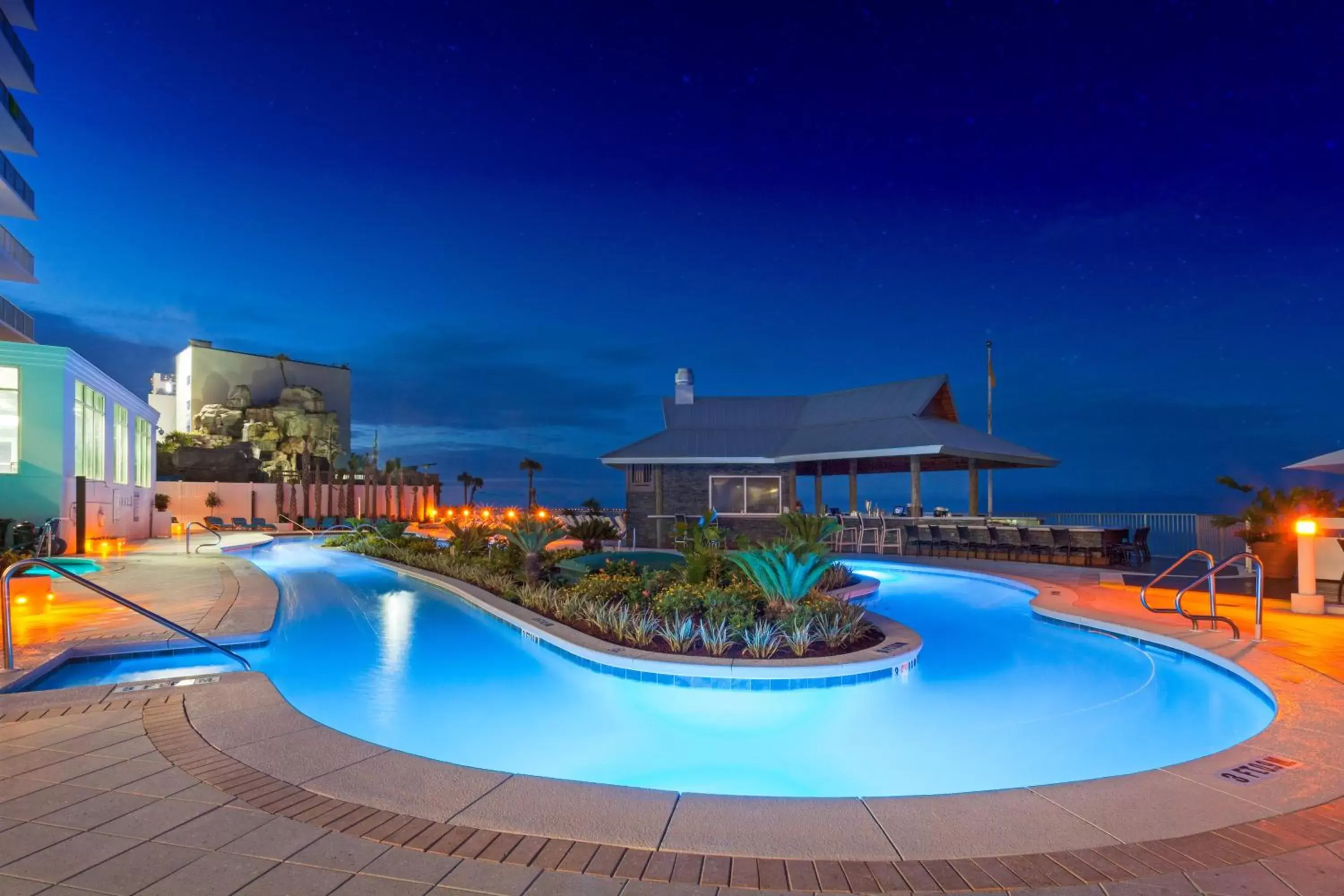 Swimming Pool in Holiday Inn Express & Suites Panama City Beach - Beachfront, an IHG Hotel