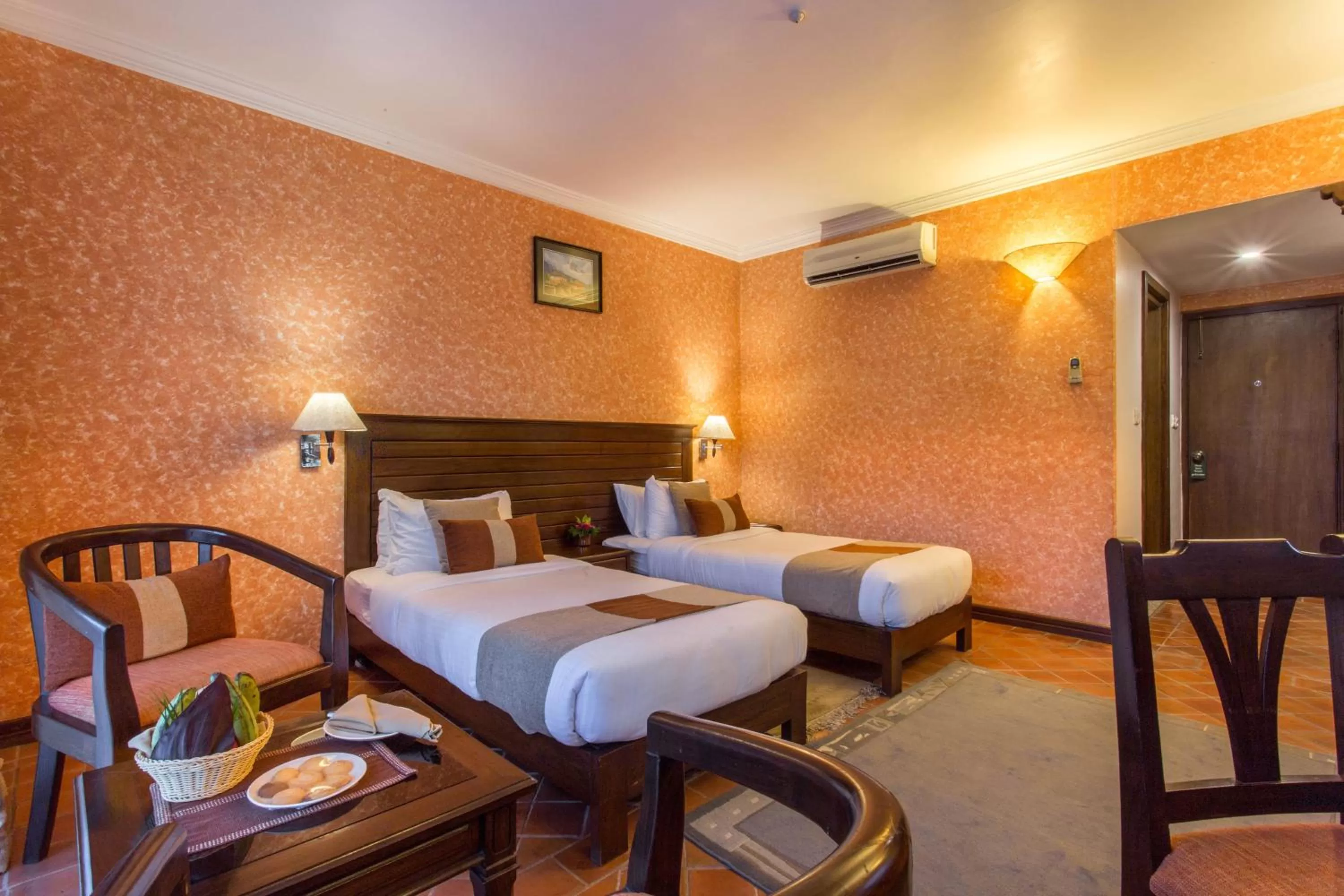 Bed in Hotel Barahi Pokhara