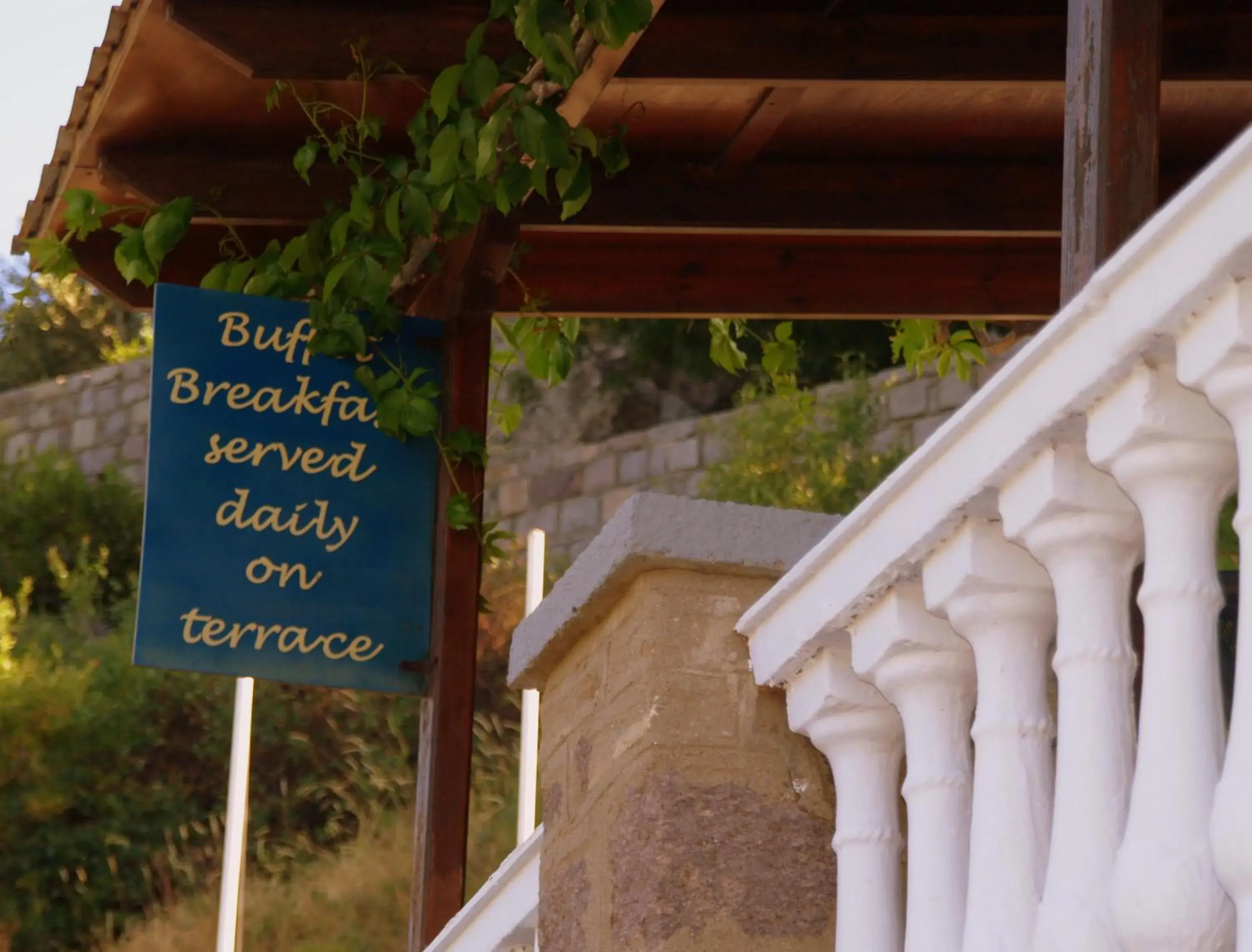 Facade/entrance in Blue Bay Hotel