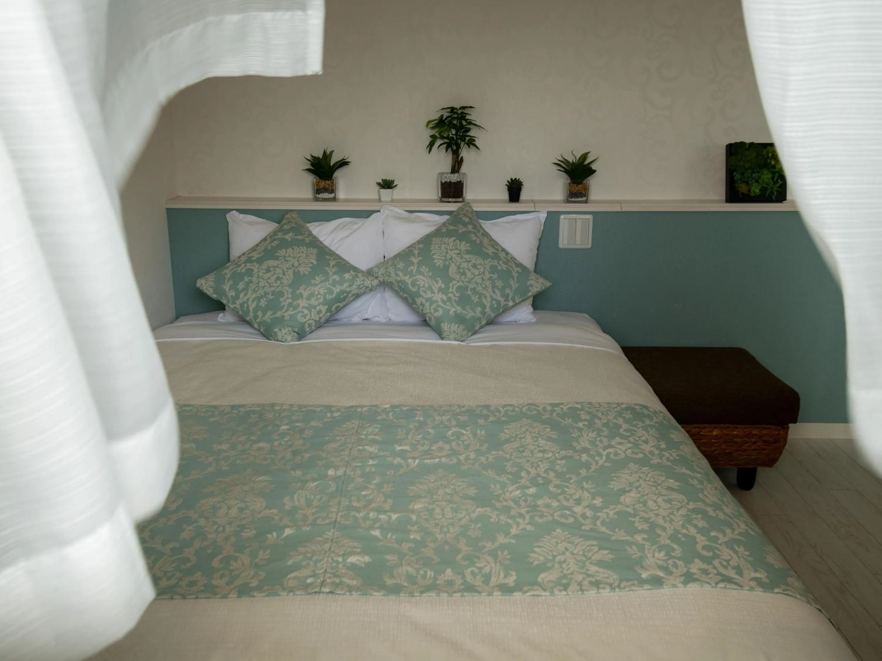 Bedroom, Bed in Cozy Stay in Naha