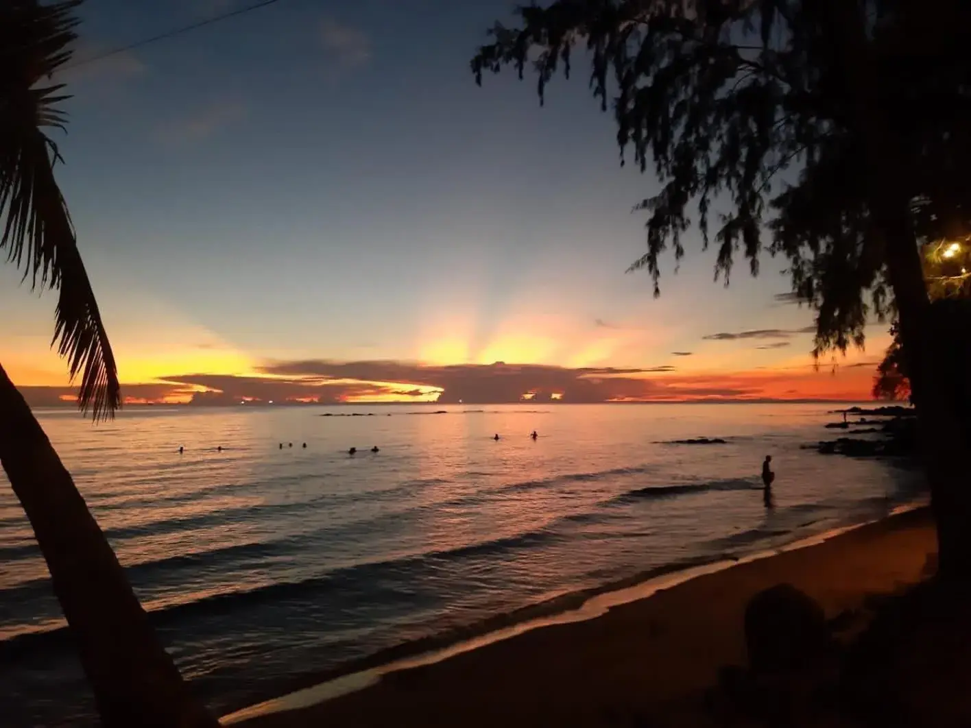 Sunset, Sunrise/Sunset in Coco Palm Beach Resort & Spa