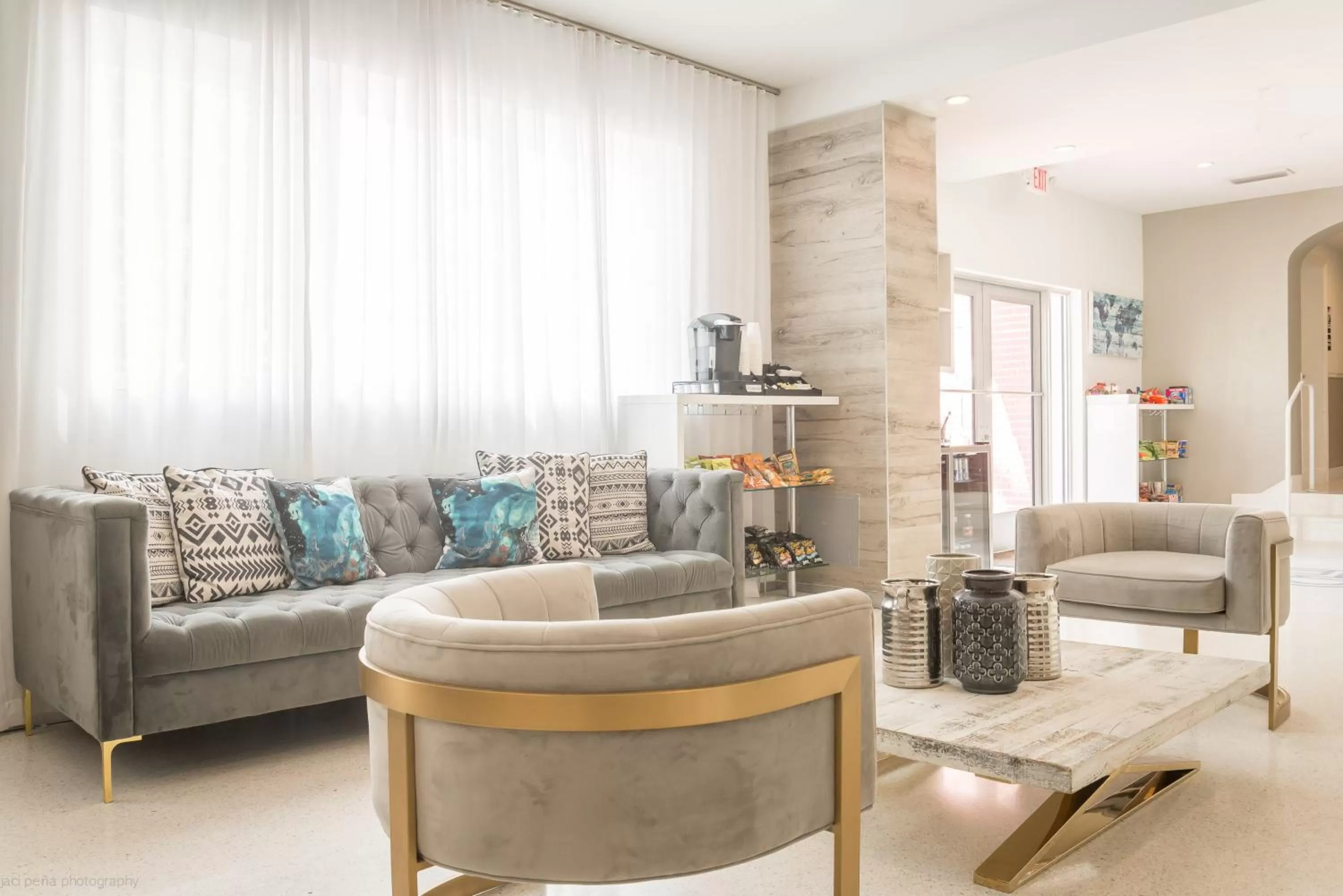 Lobby or reception in Hotel Belleza