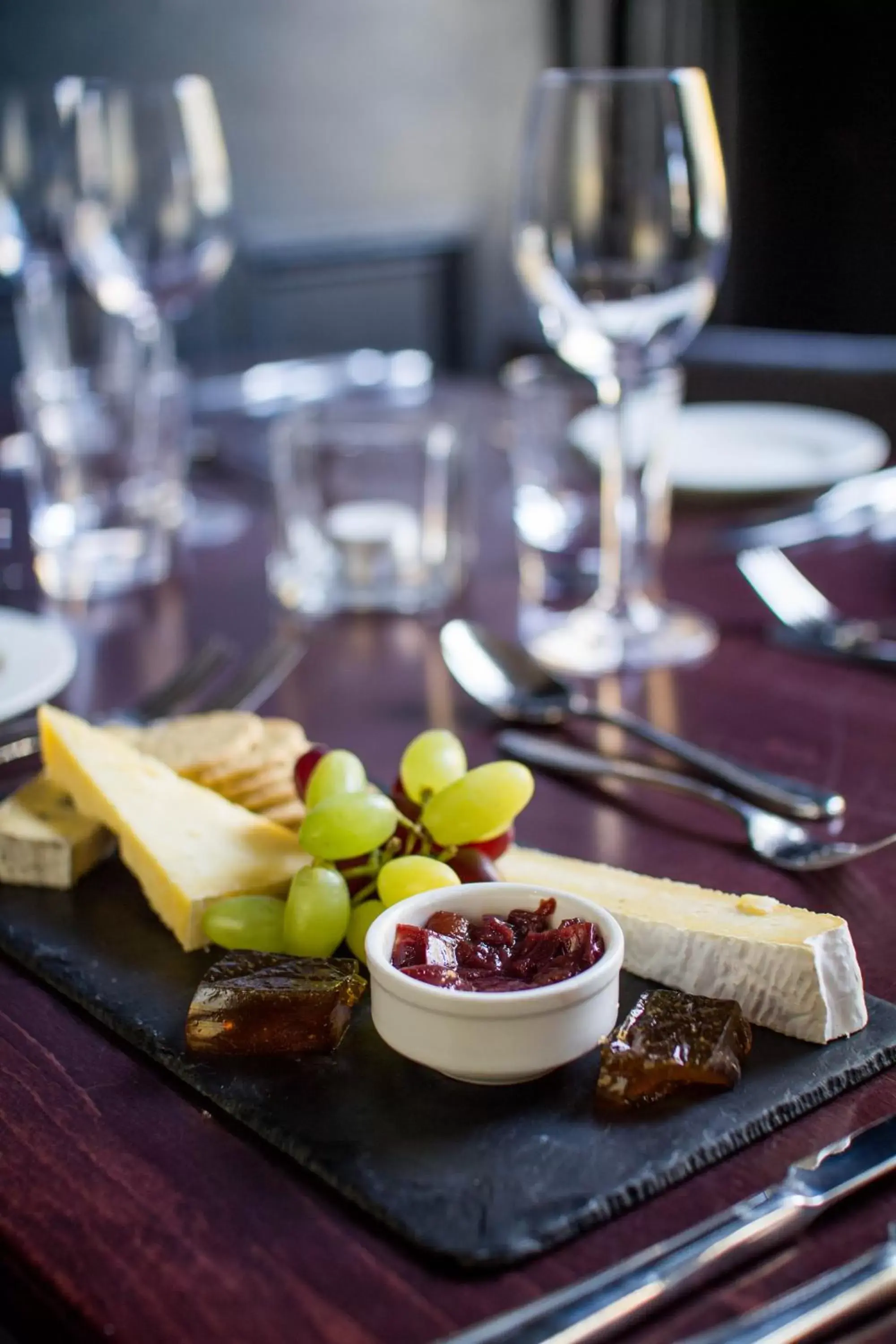 Food close-up in No. 11 Boutique Hotel & Brasserie