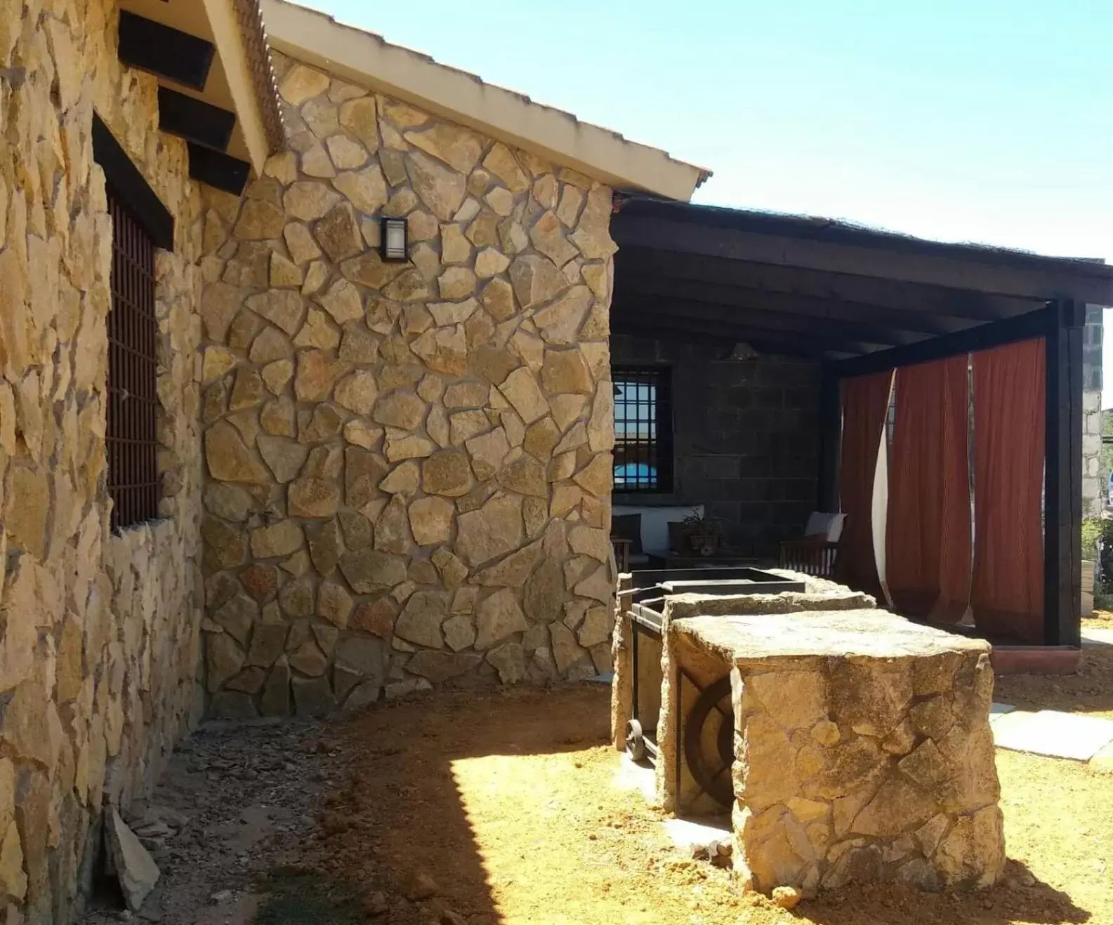 BBQ facilities in Casa Rural Ecuestre