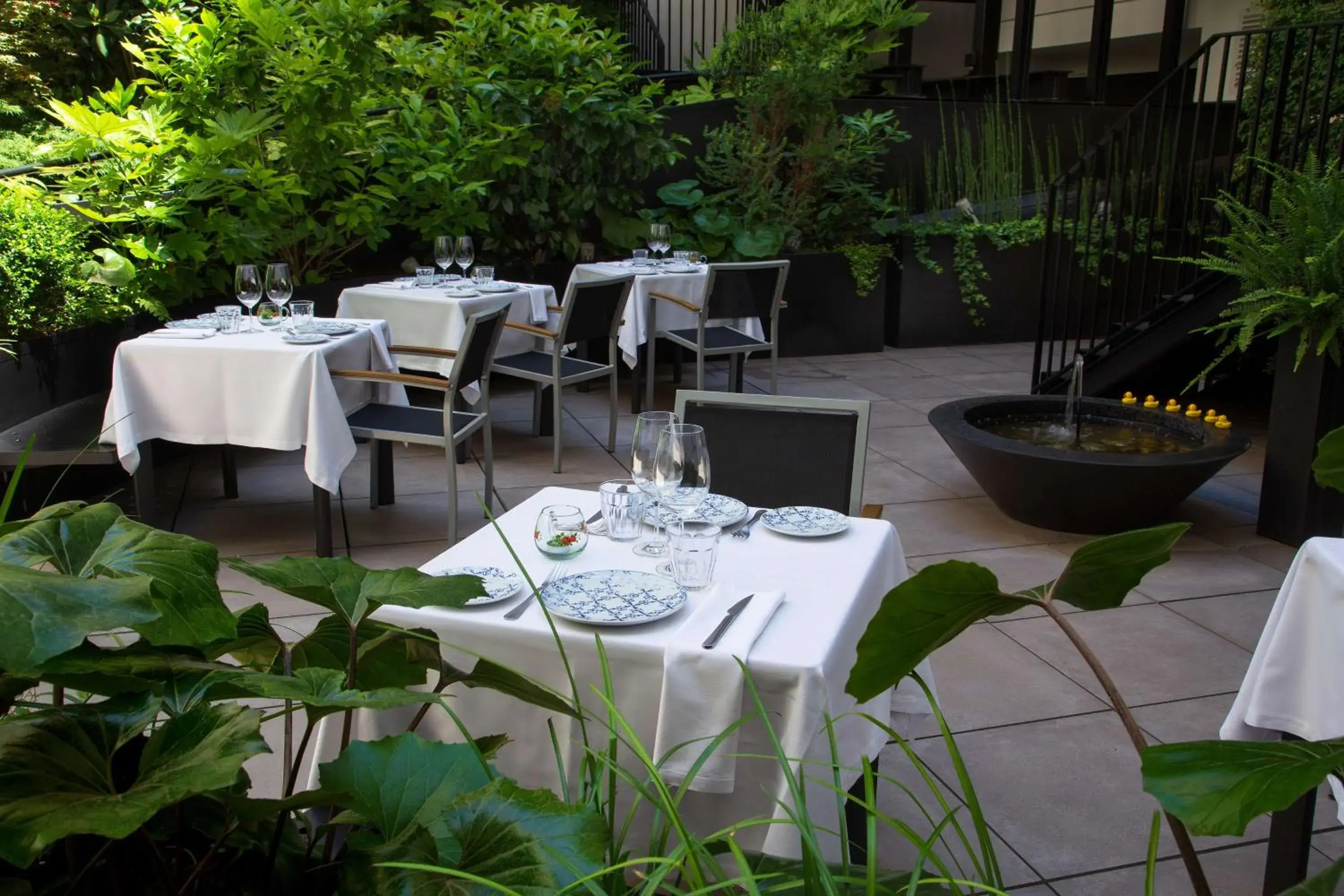 Garden, Restaurant/Places to Eat in Atocha Hotel Madrid, Tapestry Collection by Hilton