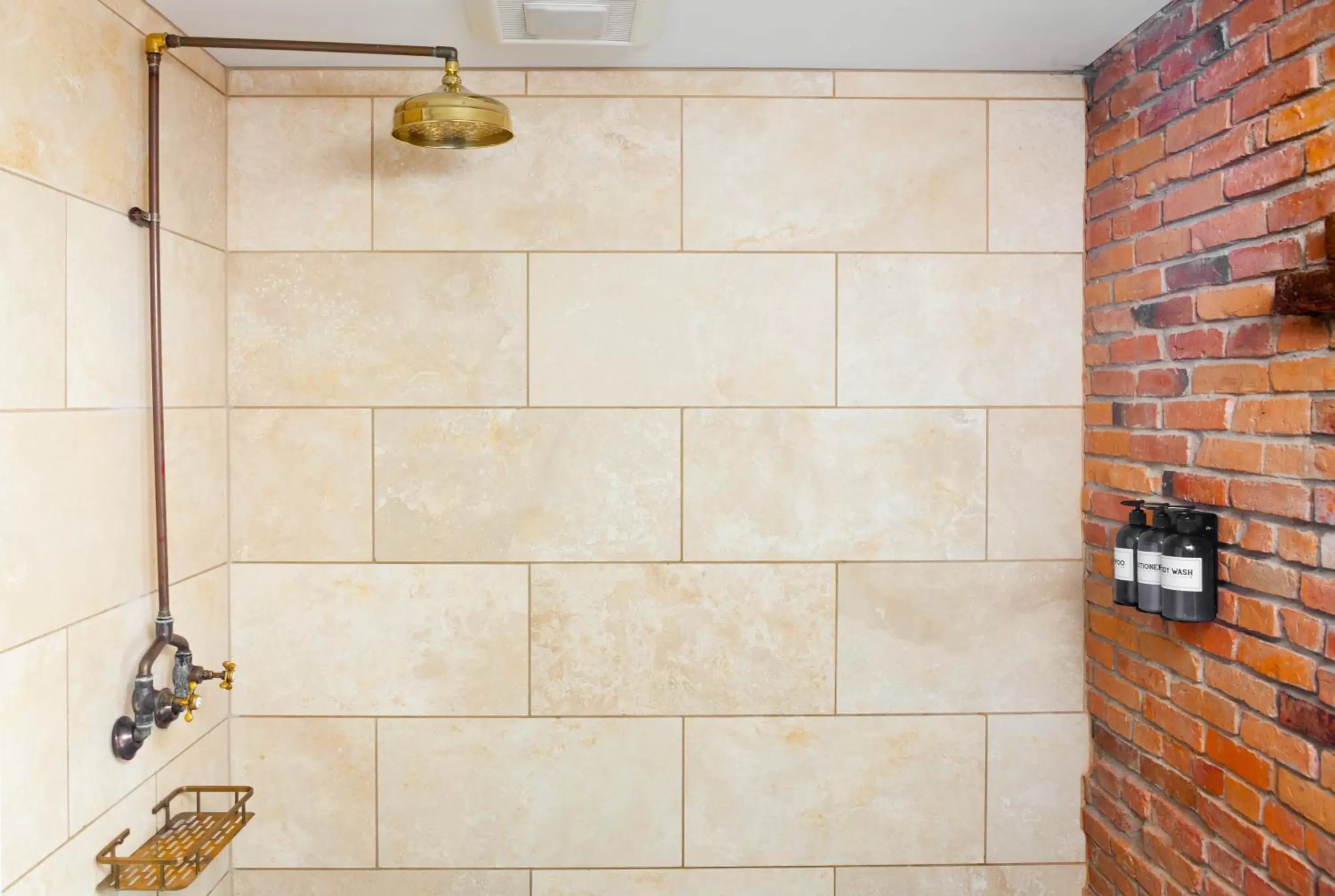 Shower, Bathroom in Argos Inn - Ithaca's Boutique Hotel