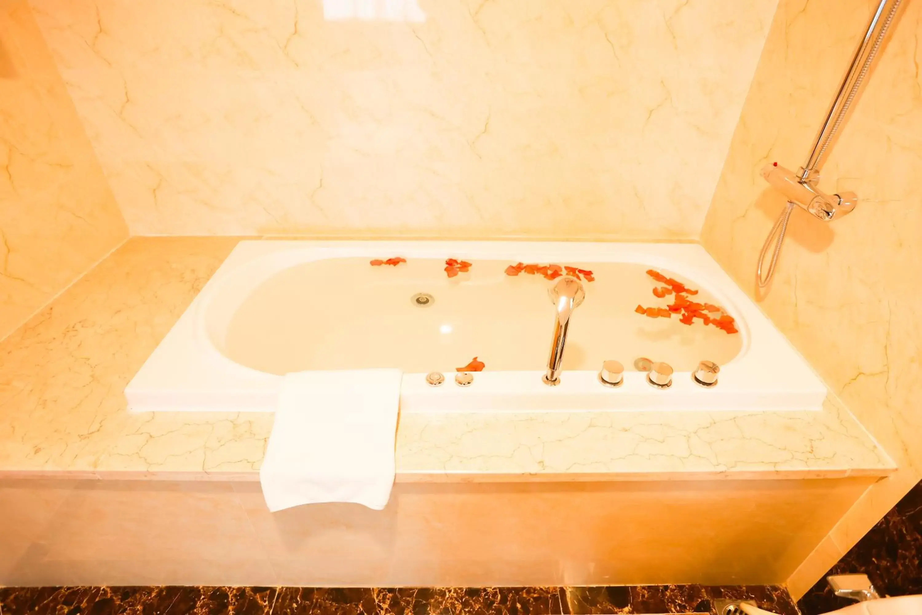 Hot Tub, Bathroom in Muong Thanh Luxury Nhat Le Hotel