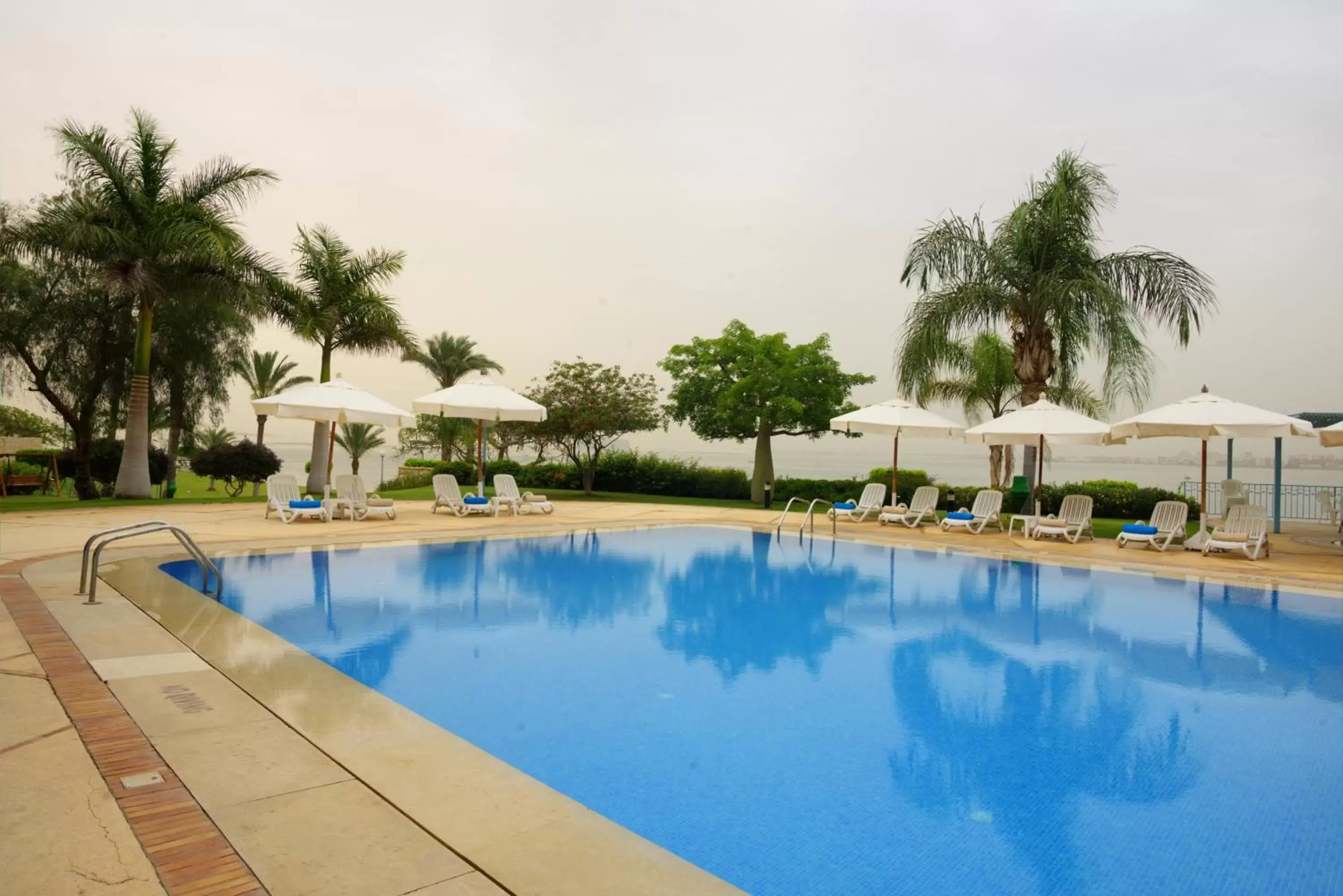 Pool view, Swimming Pool in Mercure Ismailia Forsan Island