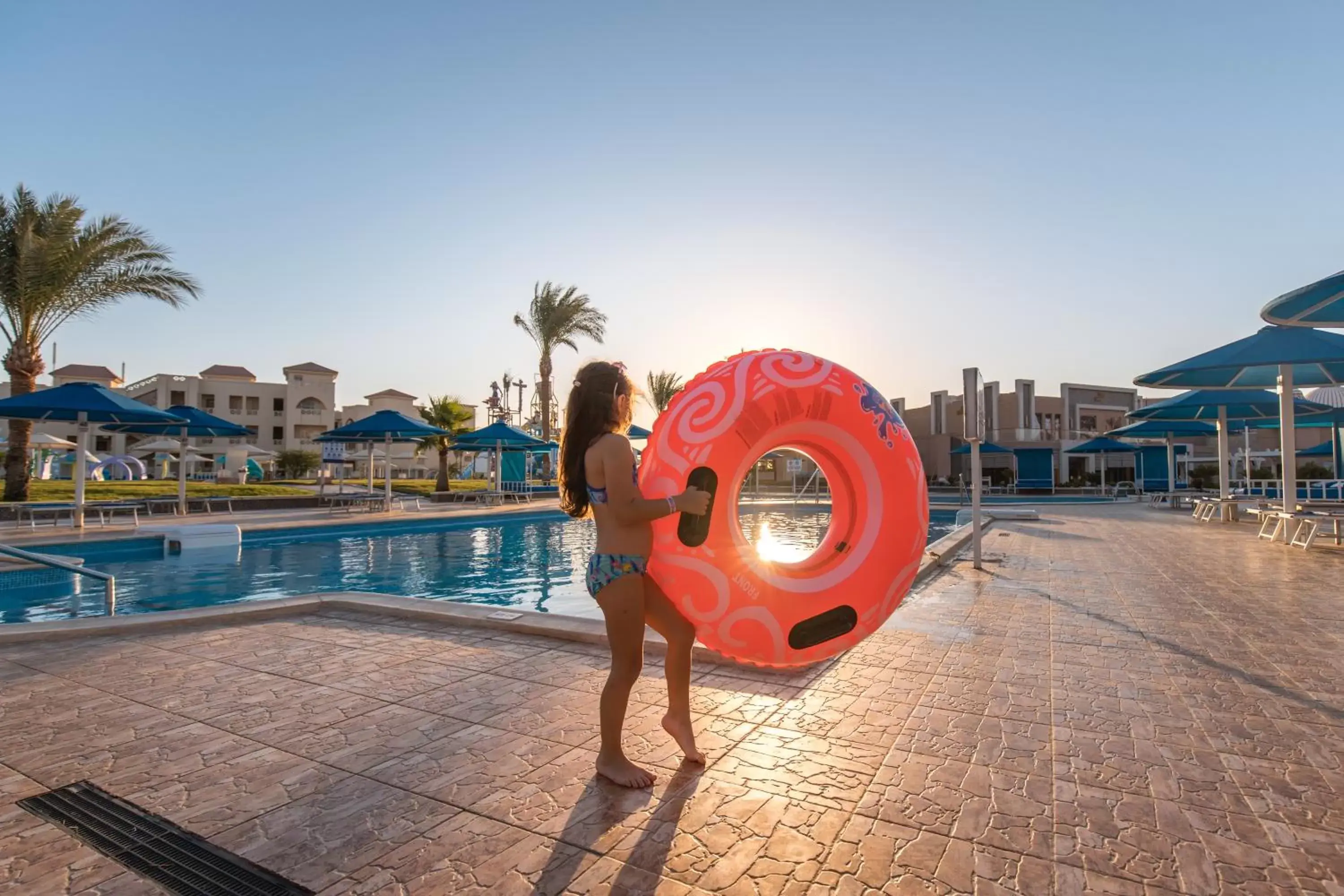 Pool view, Swimming Pool in Pickalbatros Aqua Park Resort - Hurghada