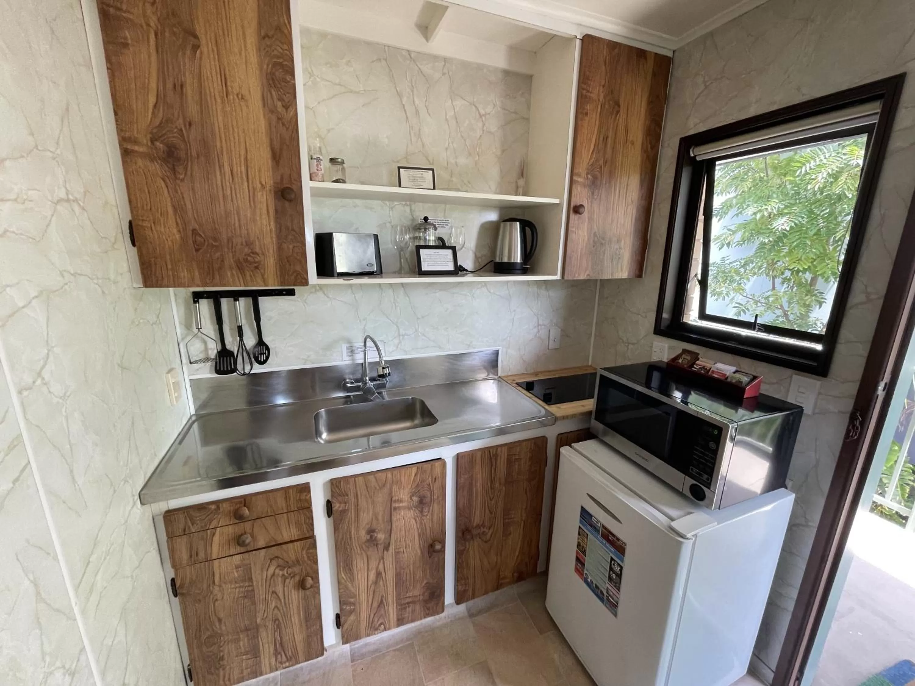 kitchen in Bay Sands Seafront Studios