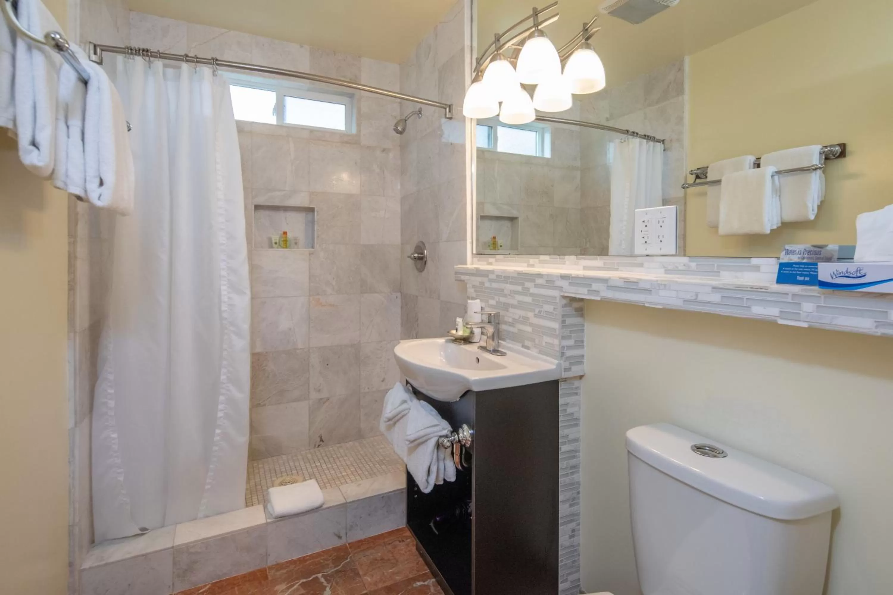 Bathroom in The Vendange Carmel Inn & Suites