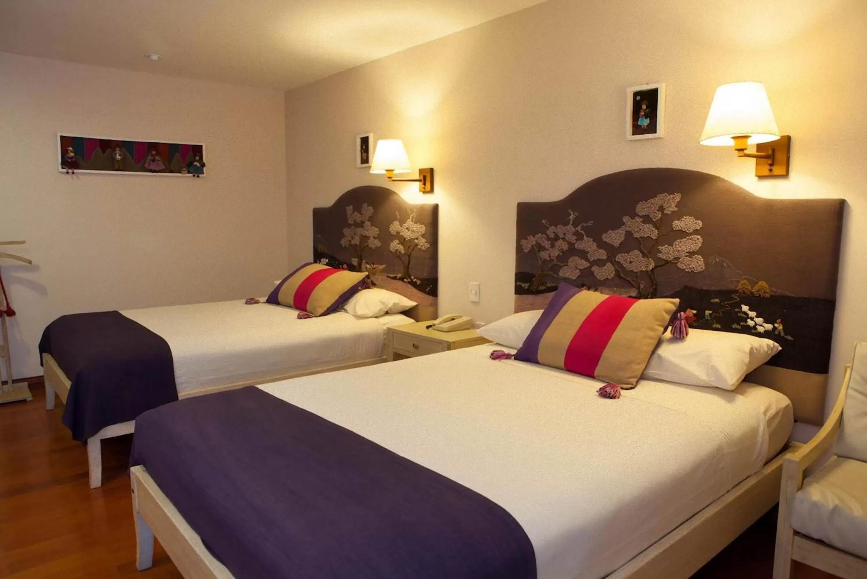 Bed in Hotel Rosario La Paz