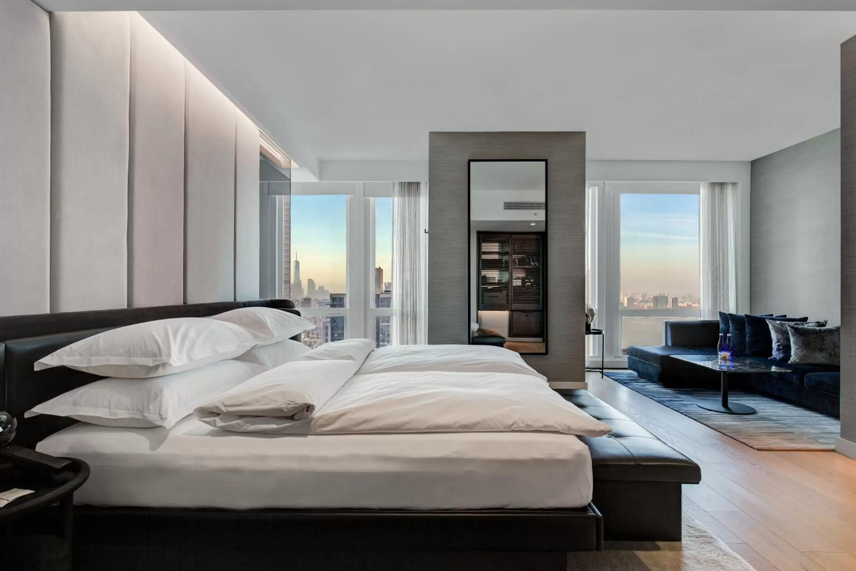 Bedroom, Bed in Equinox Hotel Hudson Yards New York City