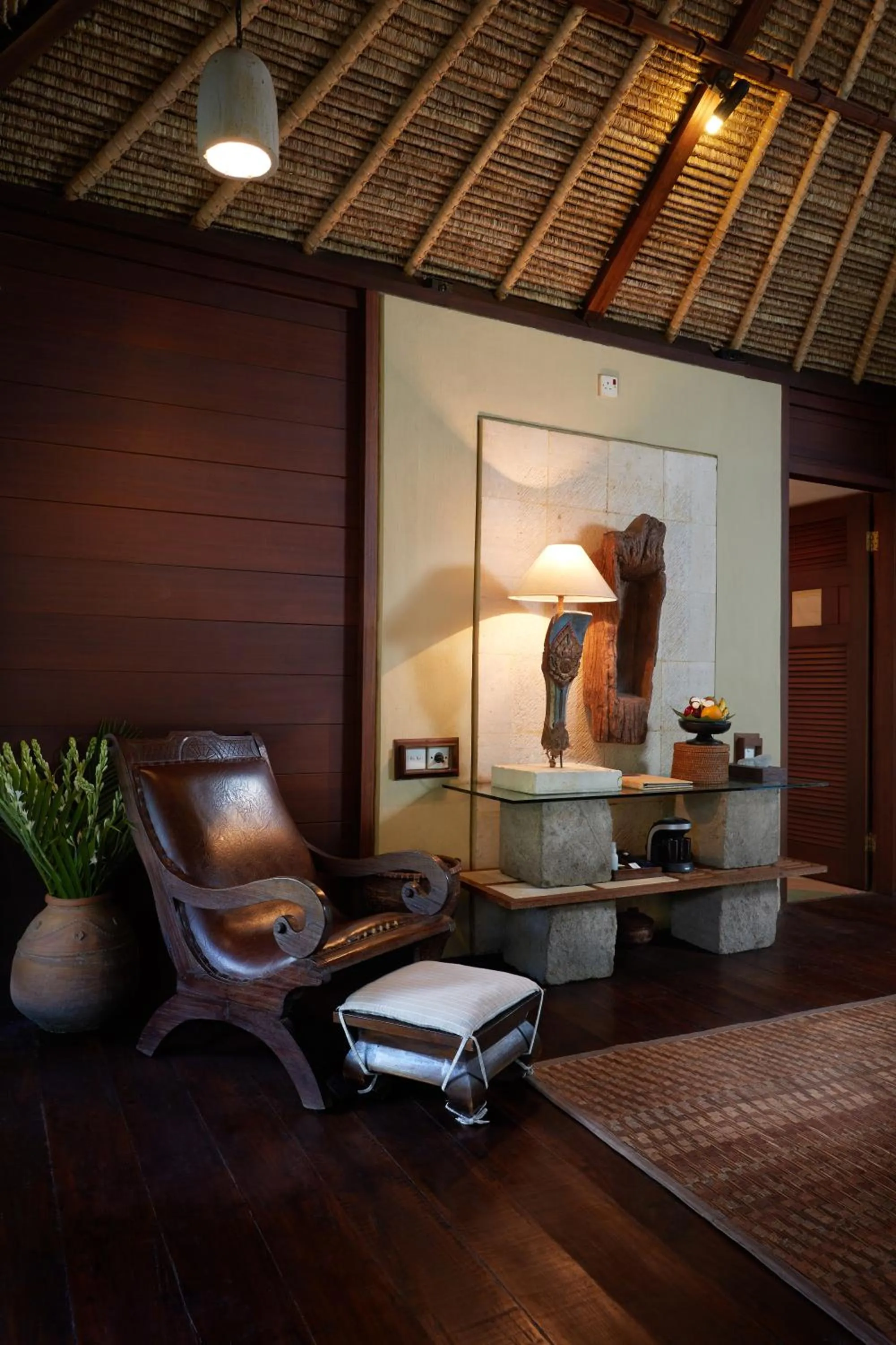 Seating area in Visakha Sanur by Puri Signatures