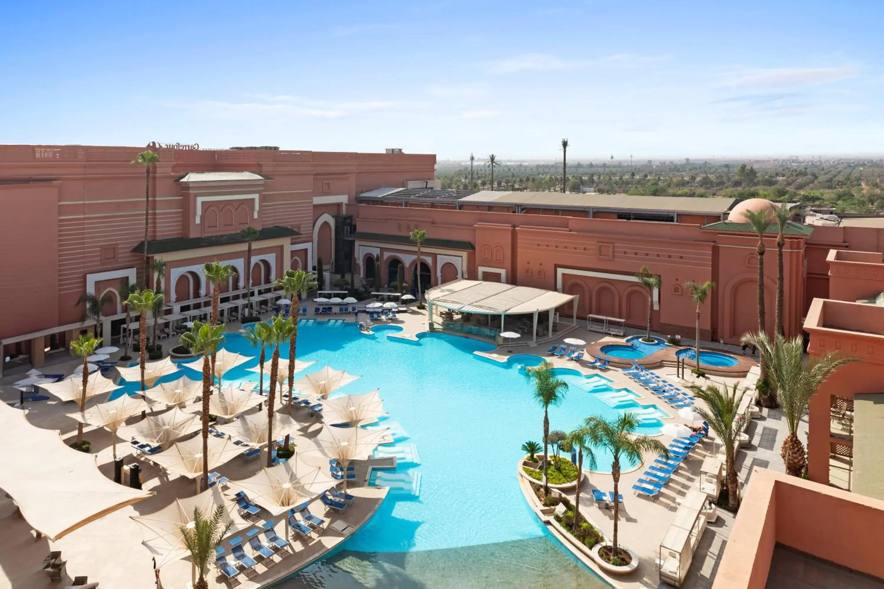 Swimming pool, Pool View in Savoy Le Grand Hotel Marrakech