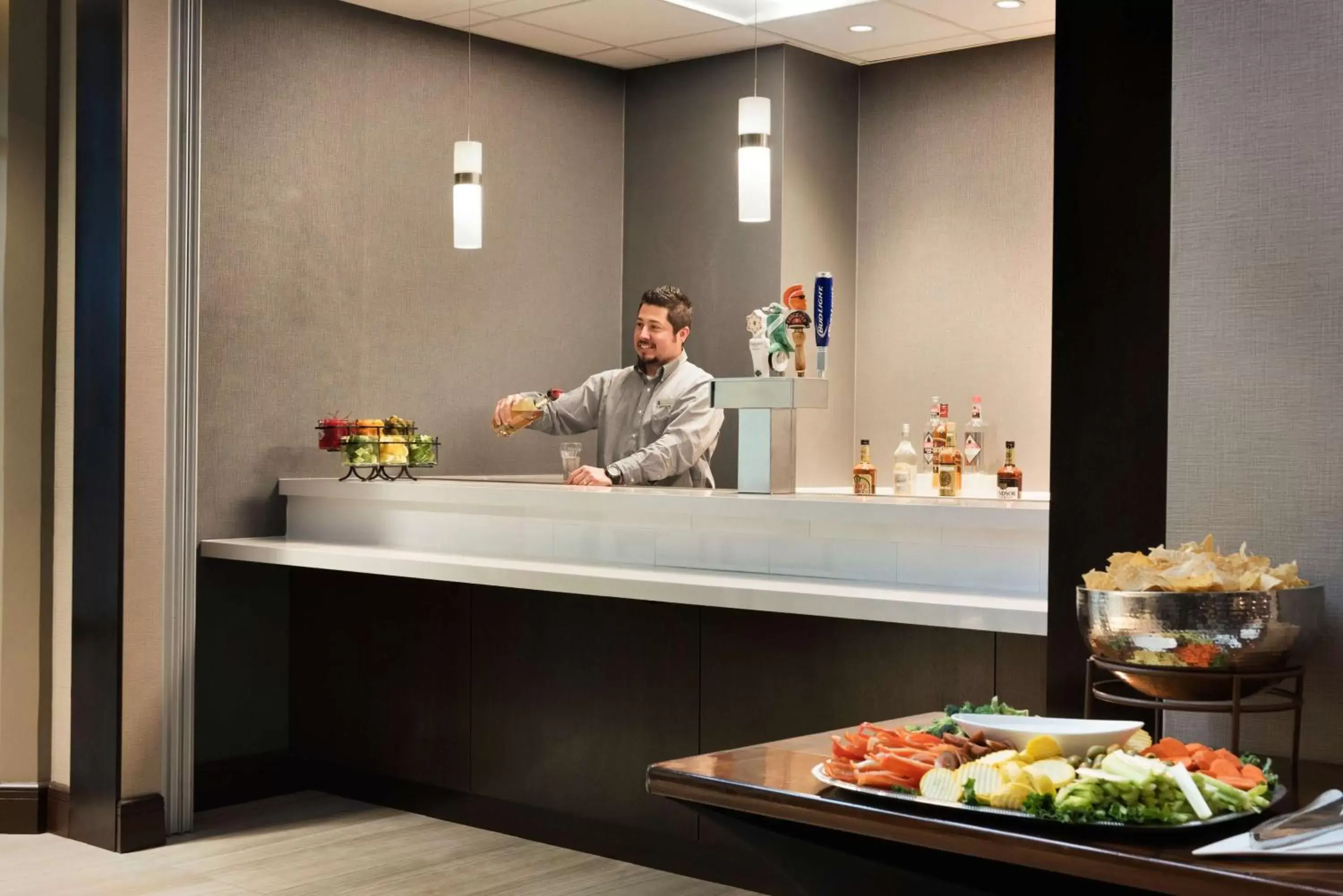 Lounge or bar in Embassy Suites by Hilton Chicago Lombard