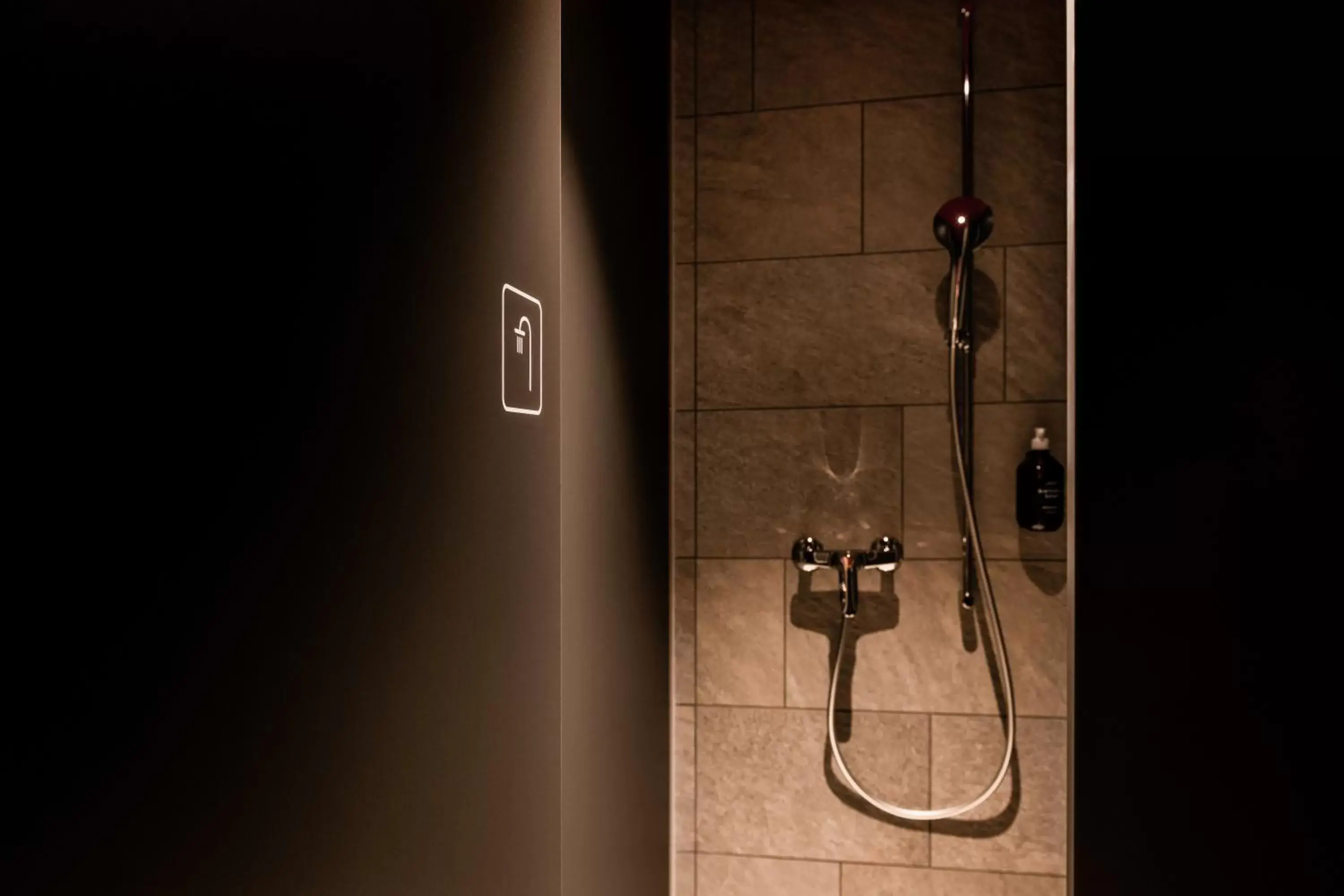 Shower, Bathroom in Capsule Hotel - Alpine Garden Zurich Airport