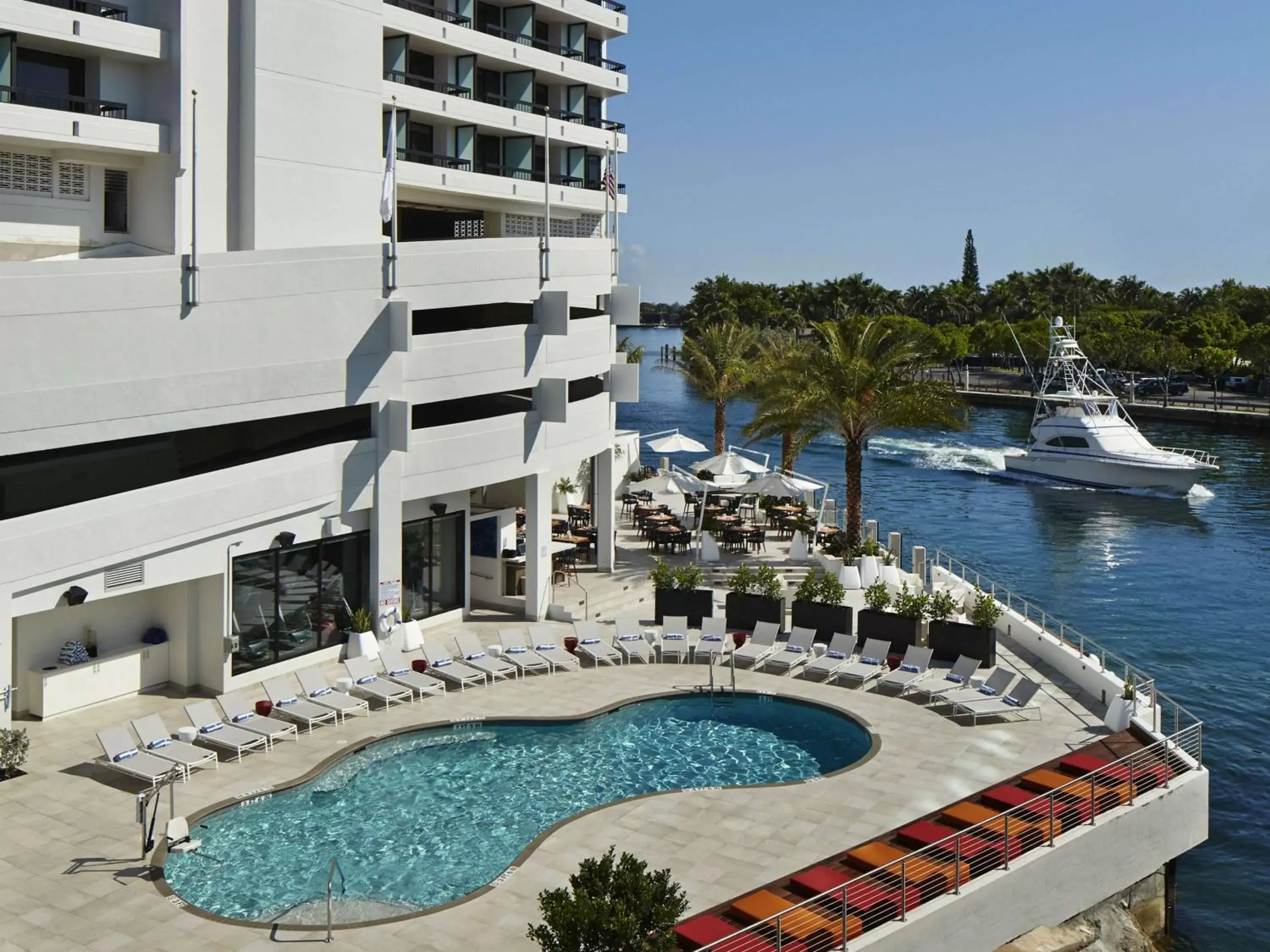 Property building, Swimming Pool in Waterstone Resort & Marina Boca Raton, Curio Collection by Hilton