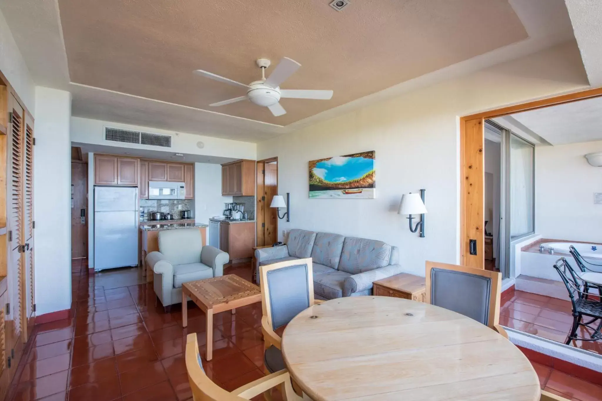 Living room, Dining Area in Club Regina Puerto Vallarta