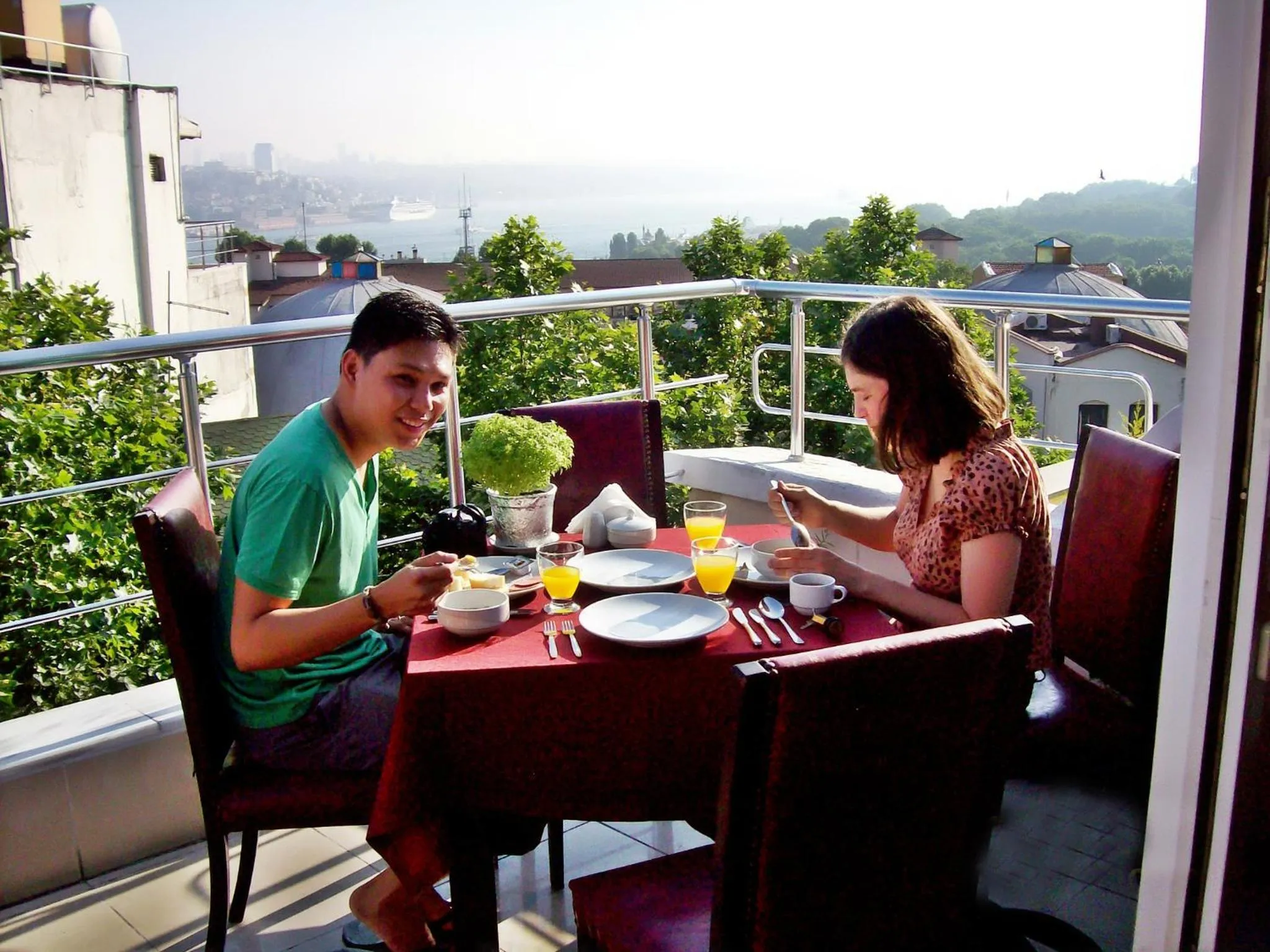Balcony/Terrace in Meddusa Hotel