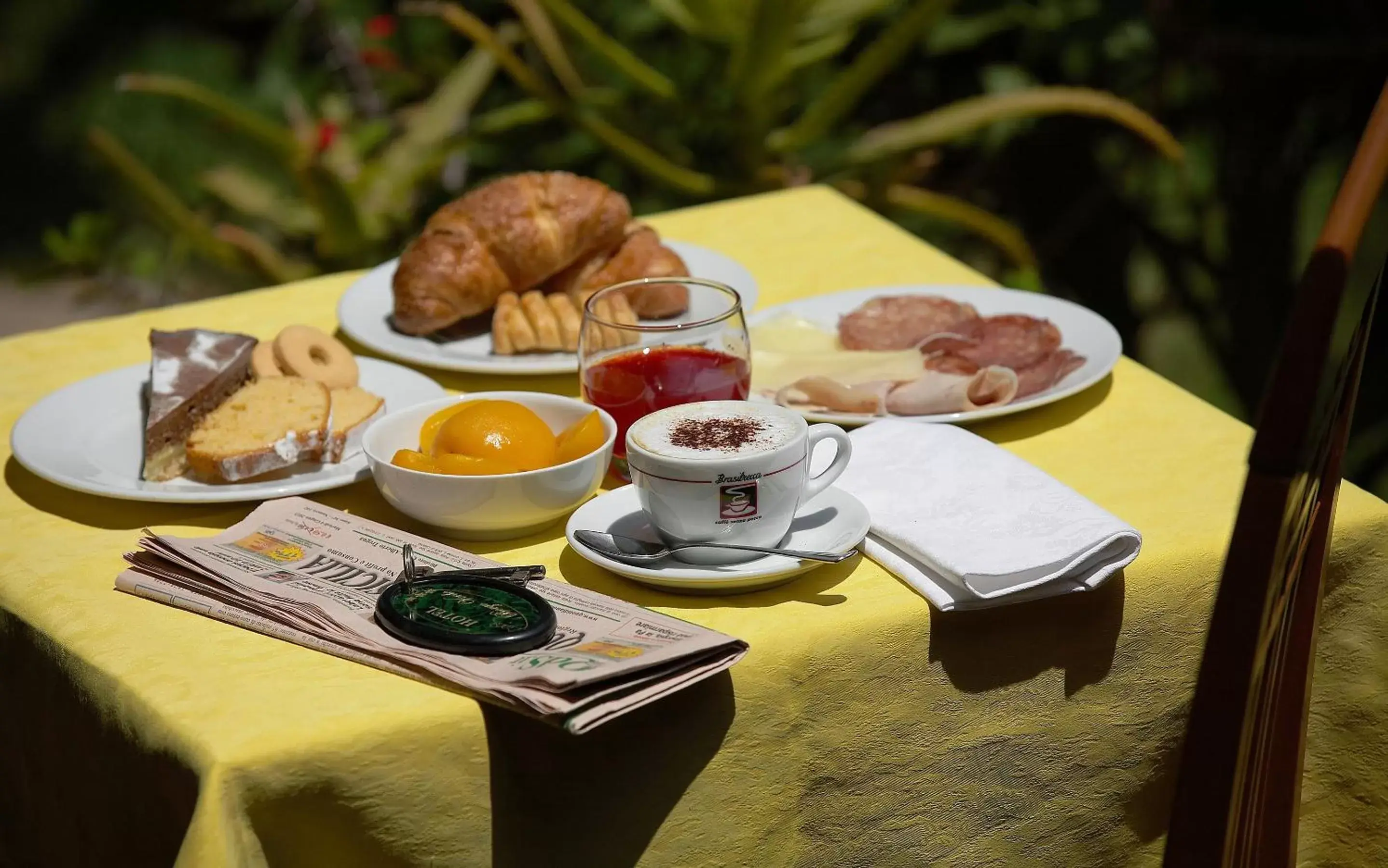 Italian breakfast, Breakfast in Hotel Borgo Verde