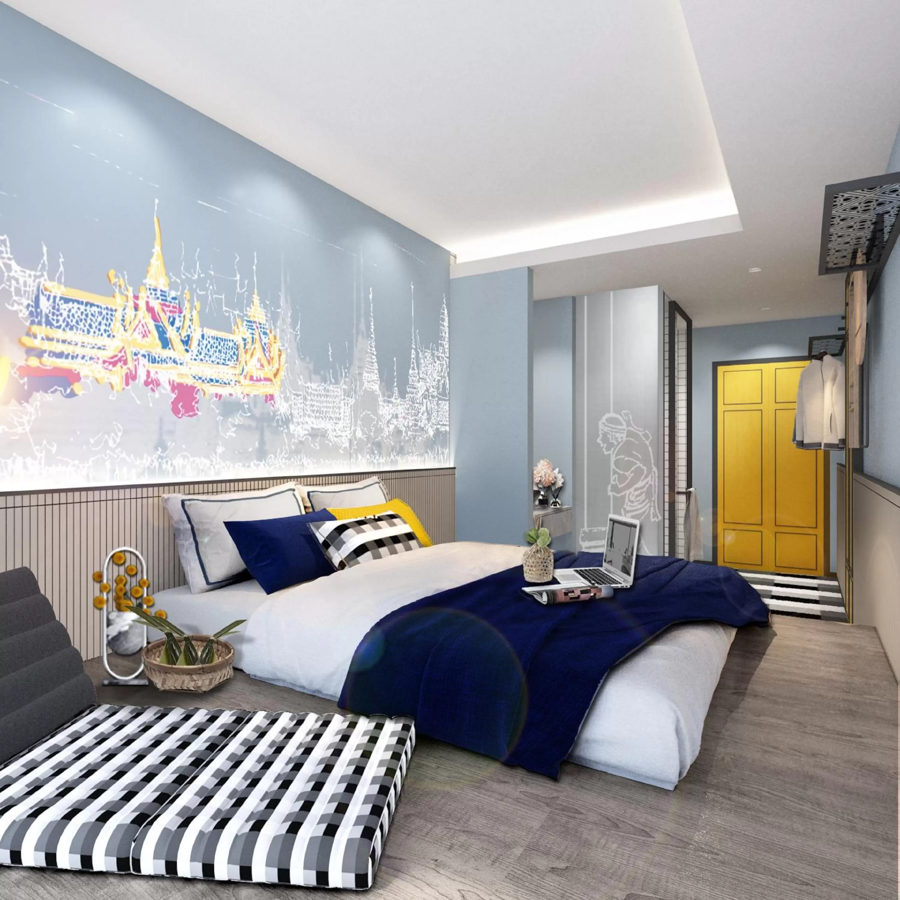 Bedroom, Bed in lyf Sukhumvit 8 Bangkok