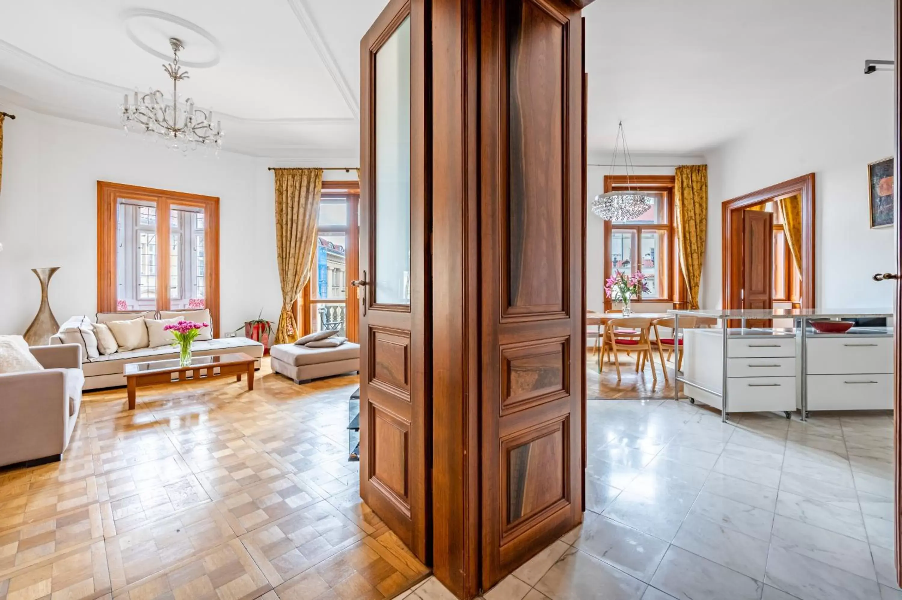 Living room in Malostranská Residence