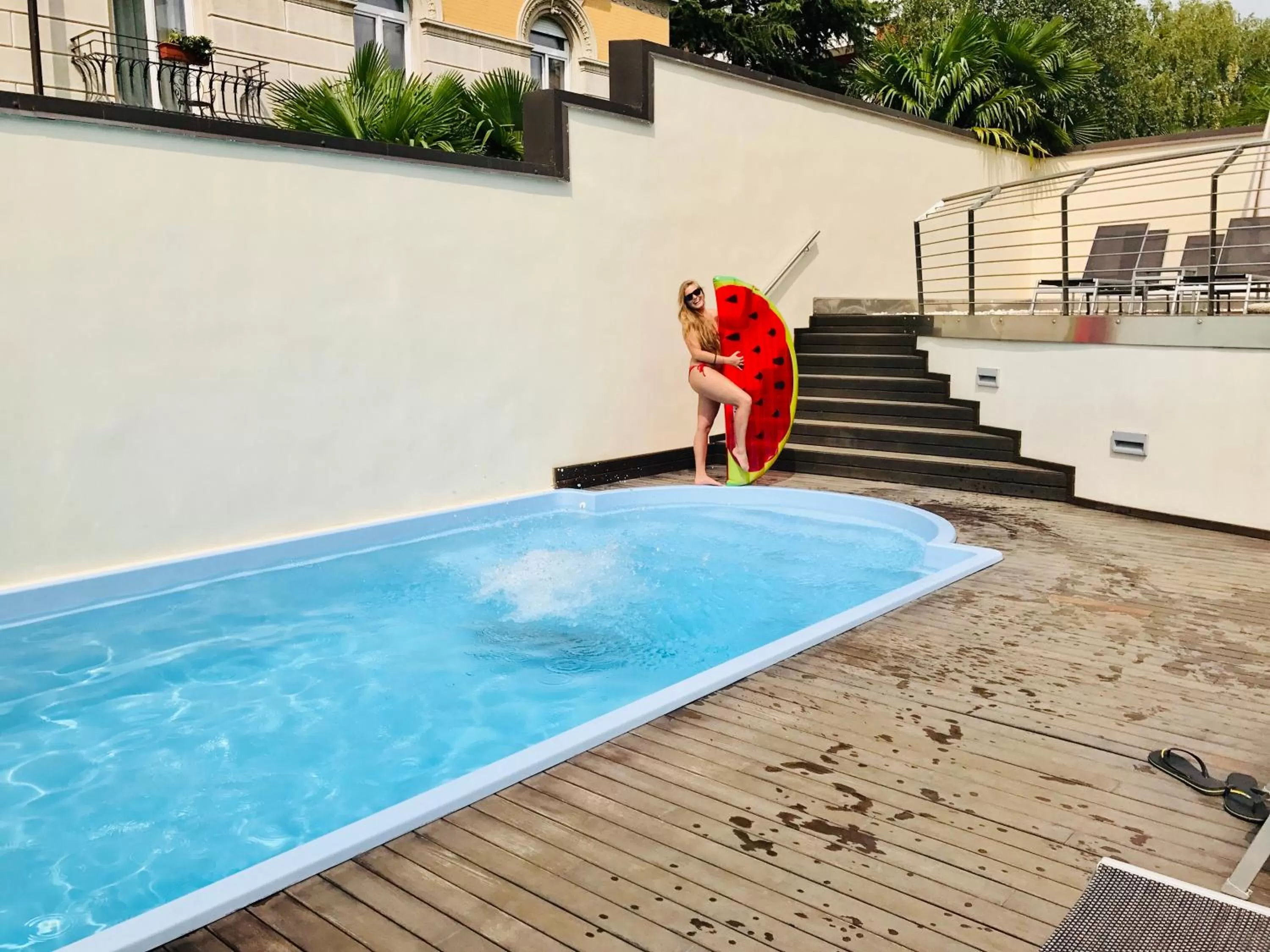 Swimming pool in Residence Alle Palme