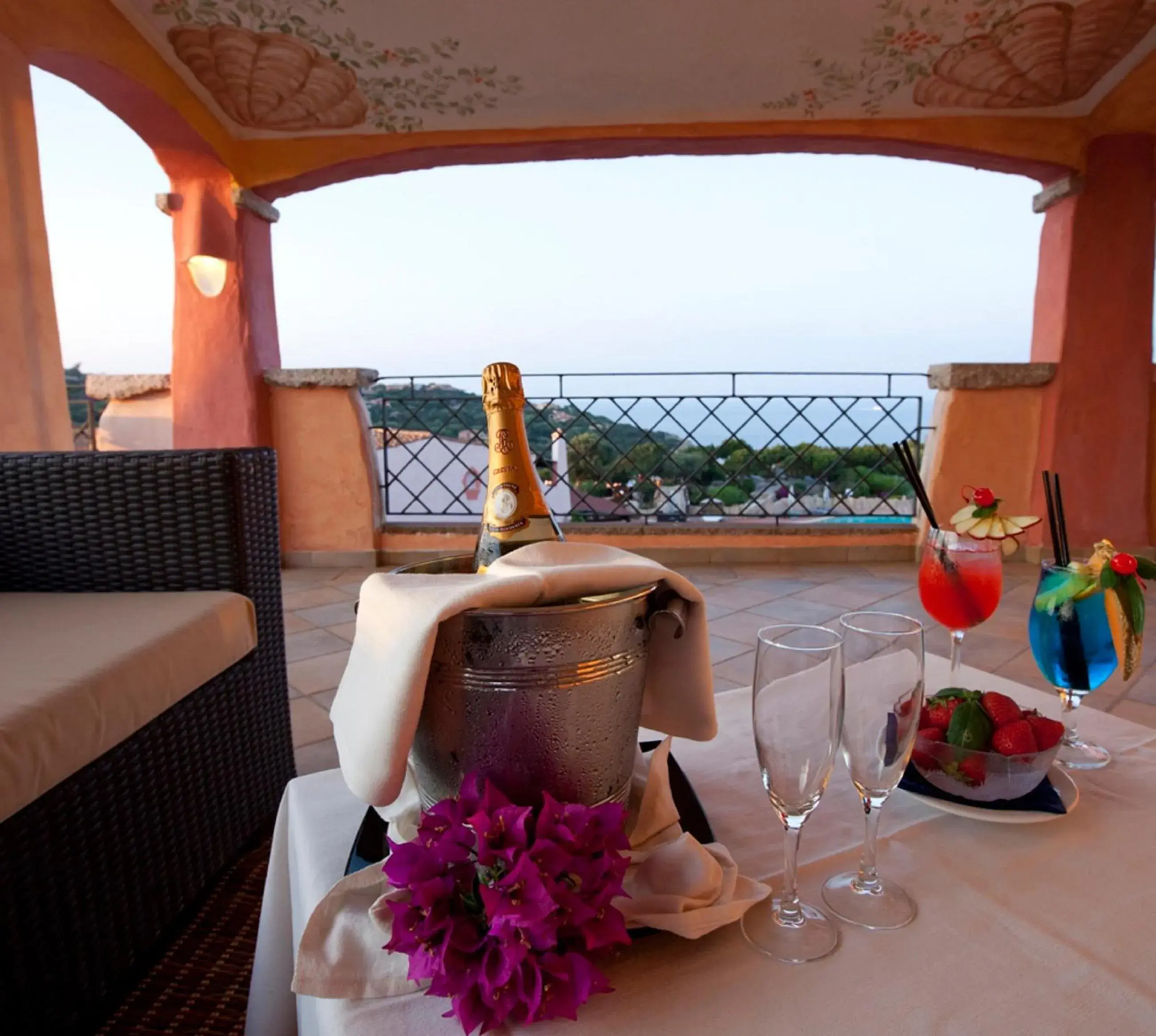 Balcony/Terrace in Grand Hotel In Porto Cervo