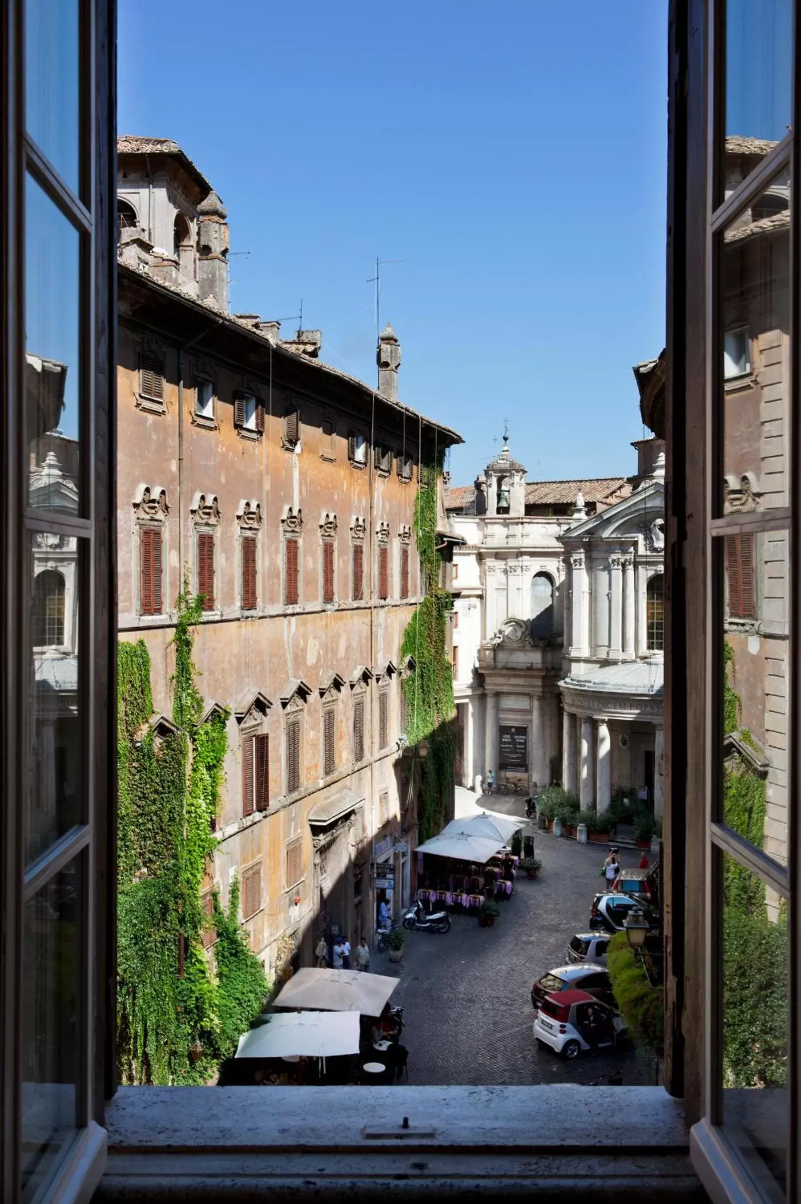View (from property/room) in MyNavona
