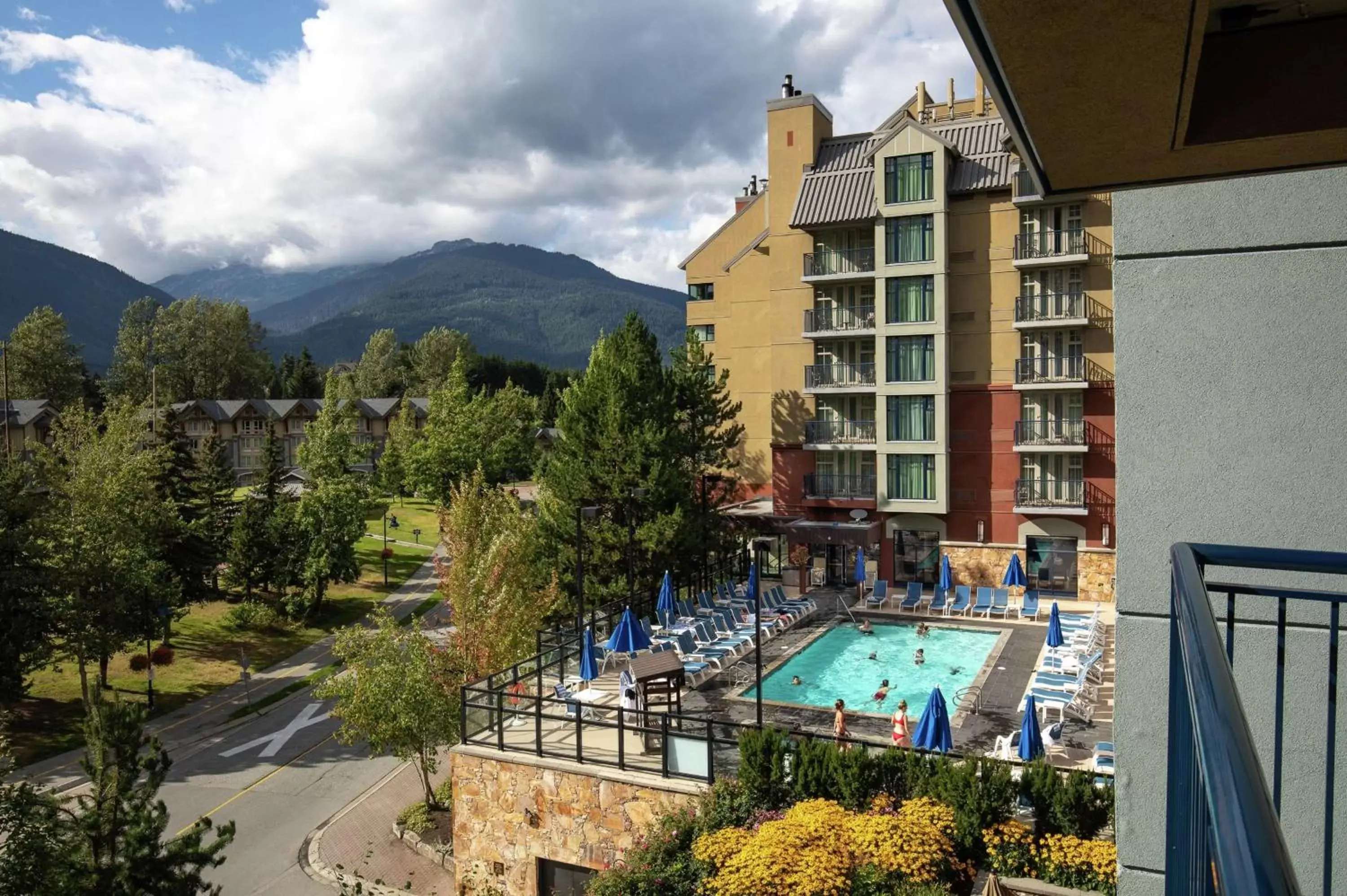 Property building, Pool View in Hilton Whistler Resort & Spa