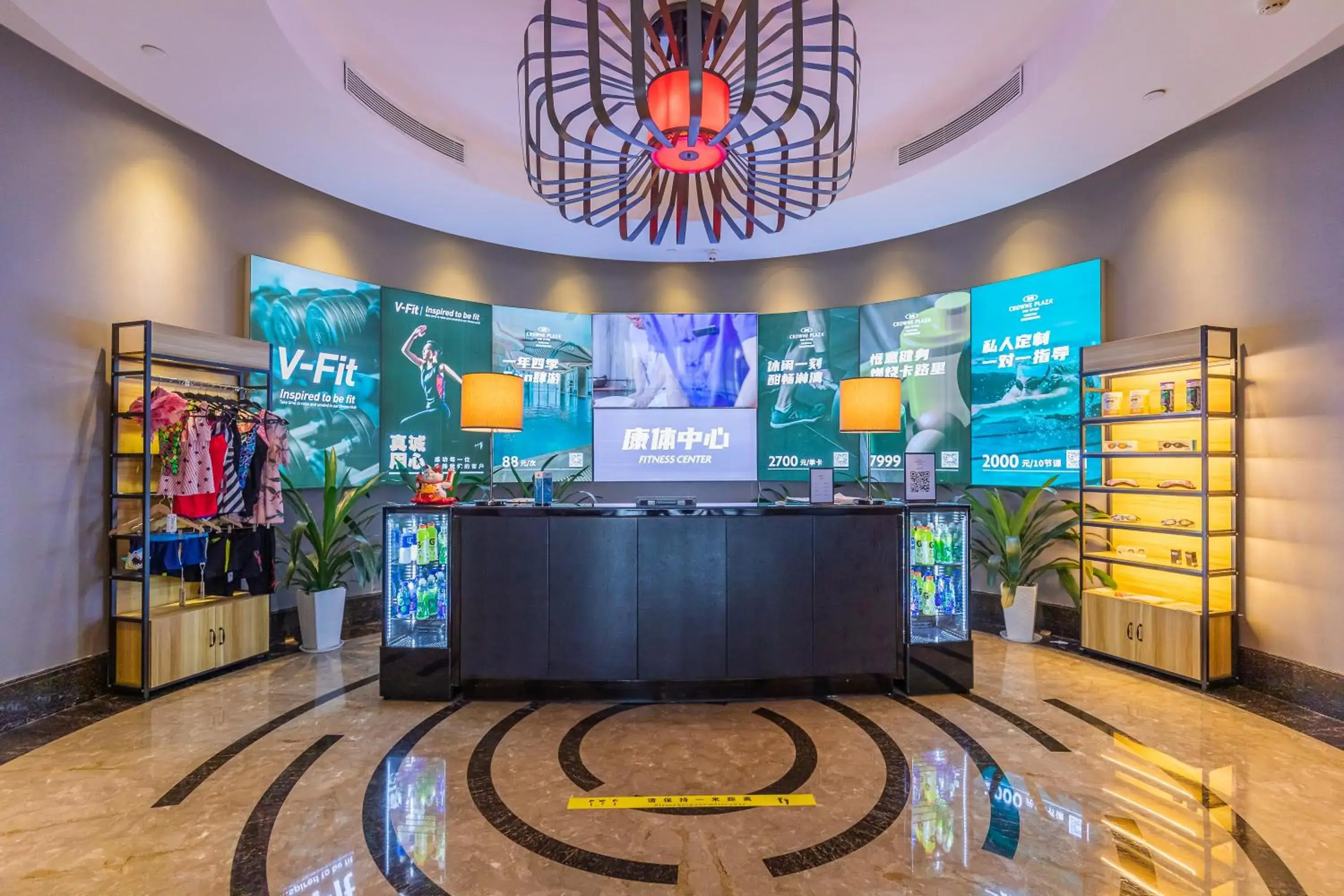 Fitness centre/facilities in Crowne Plaza Huizhou, an IHG Hotel